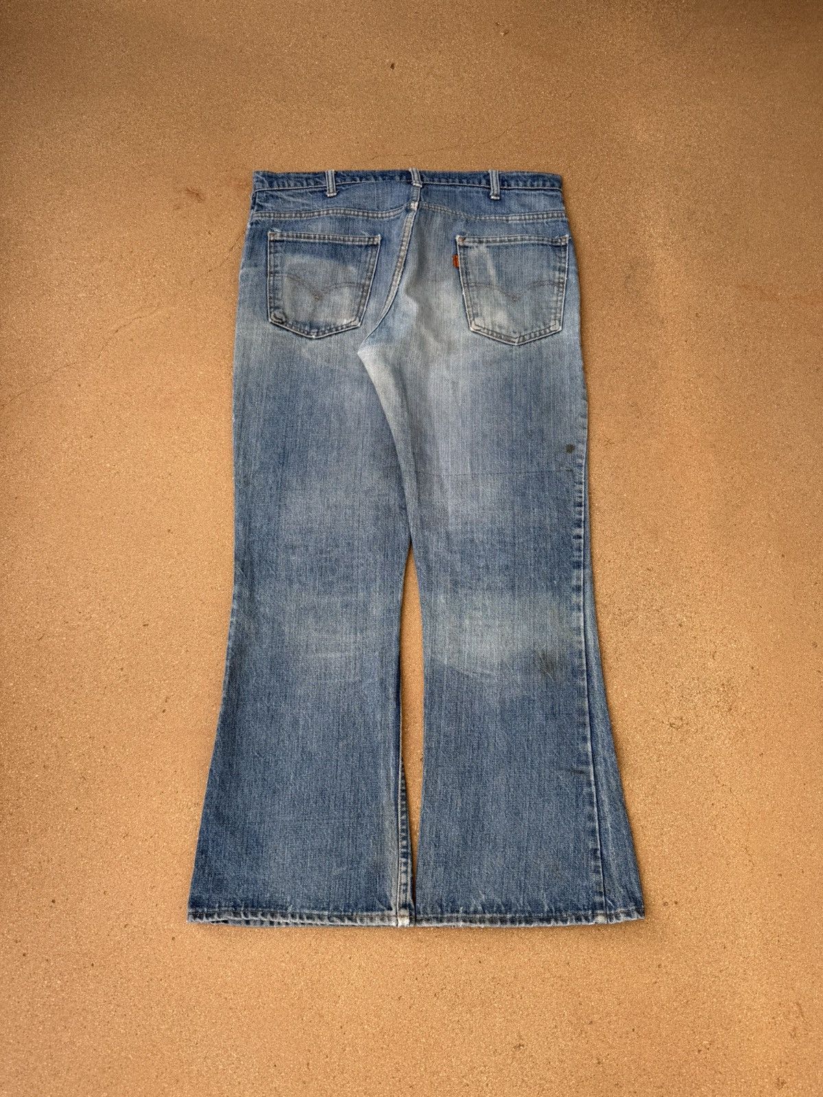 Levi's Vtg 70’s Levi’s 646 Orange Tab Bellbottom Flare Jeans 36x30 Size US 36 / EU 52 - 2 Thumbnail