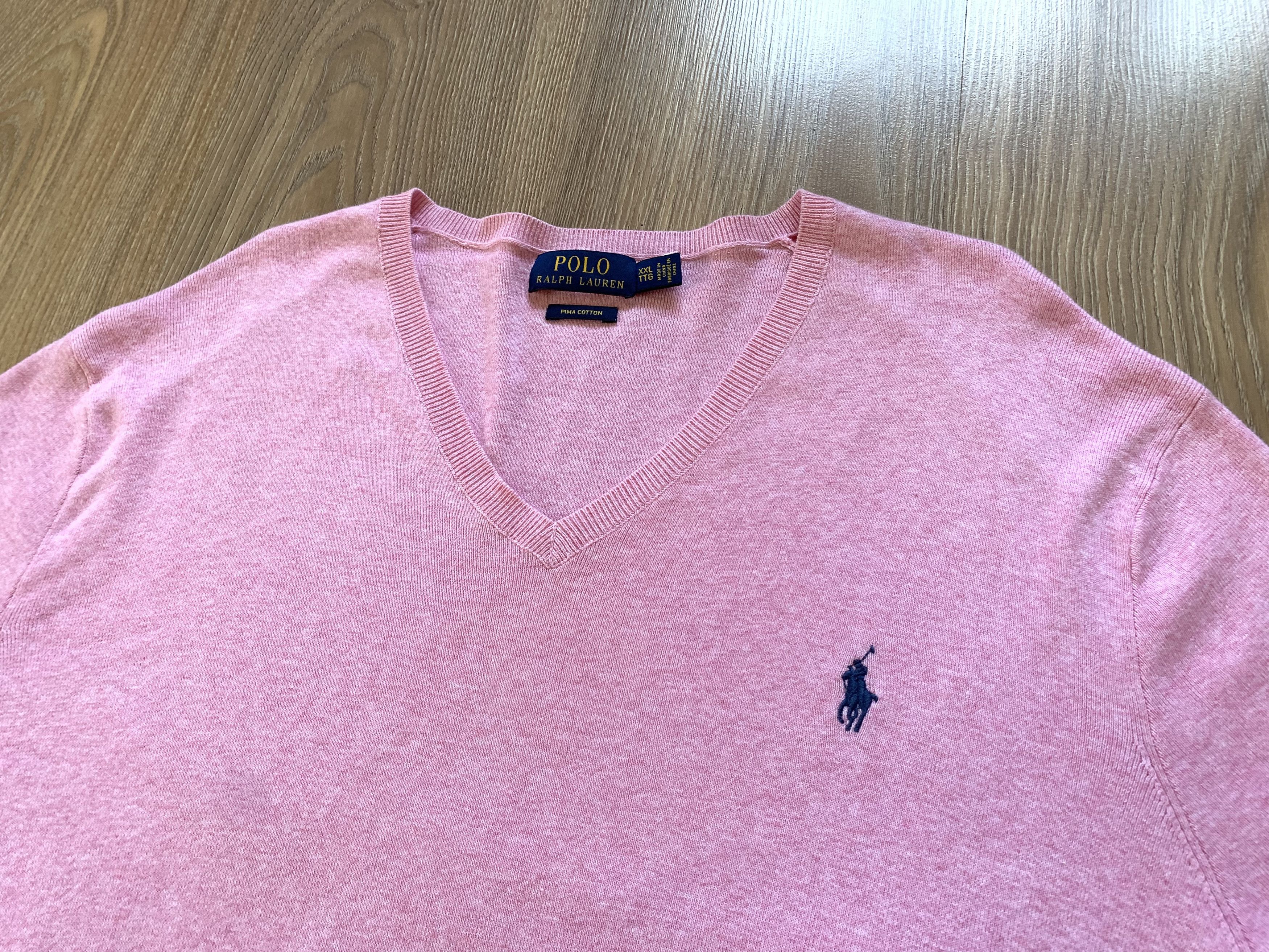 Polo Ralph Lauren × Vintage Polo Ralph Lauren Pima Cotton Vintage Pullover Size US XXL / EU 58 / 5 - 4 Thumbnail