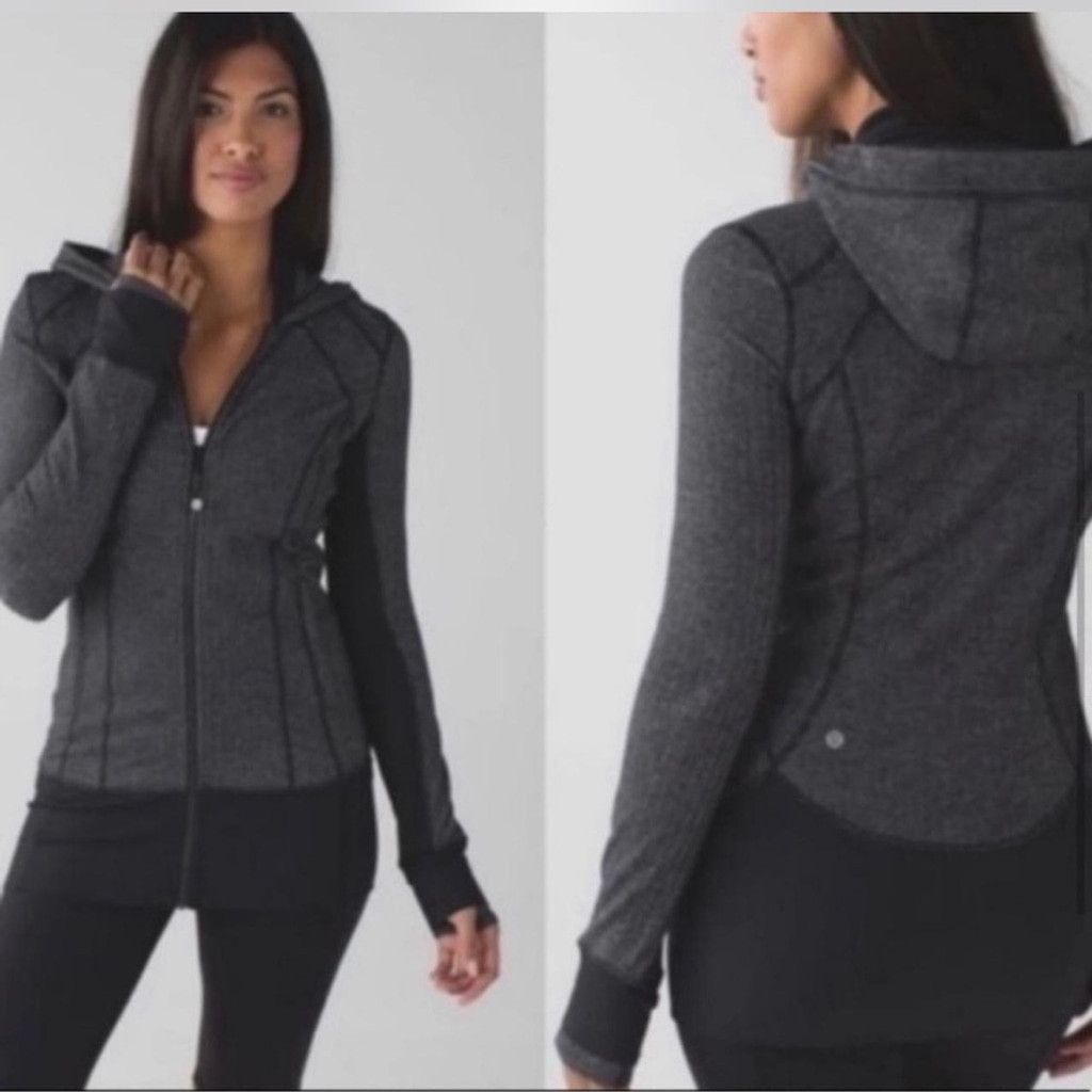 Lululemon Lululemon Daily Practice Scuba herringbone hooded jacket 10 Size L / US 10 / IT 46 - 1 Thumbnail