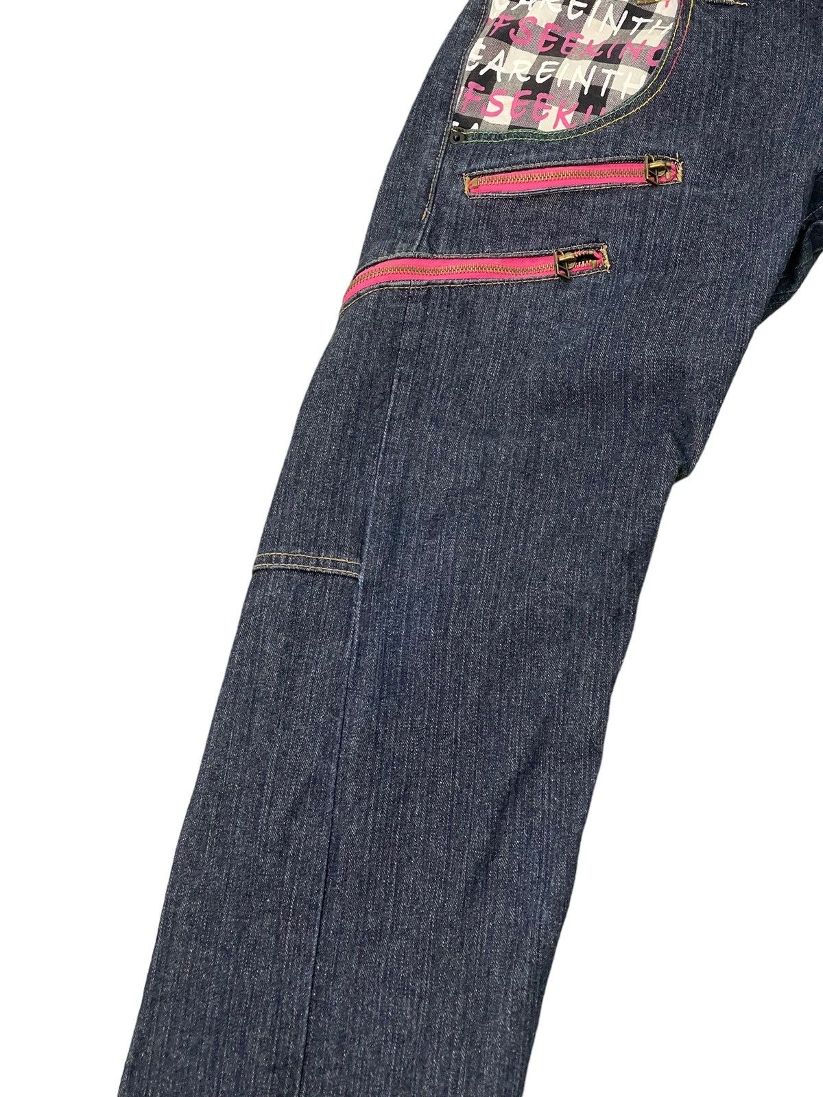 Japanese Brand Double Waist Jeans Memory Special Slim Leg 8🟦2 Size US 32 / EU 48 - 13 Thumbnail