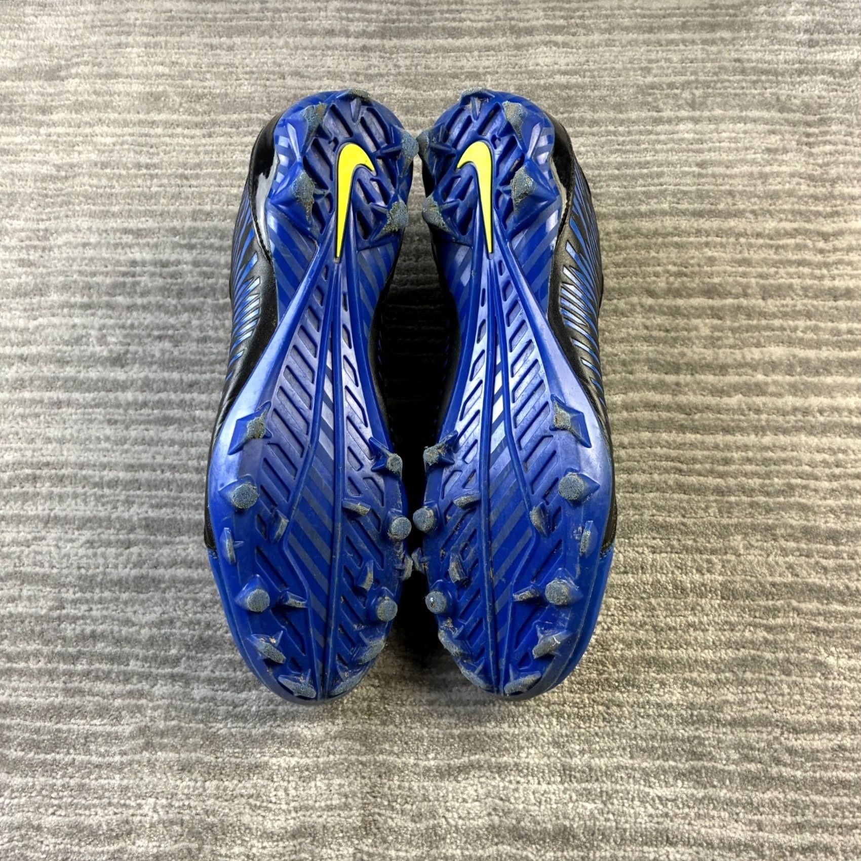 Nike Nike Vapor Strike 4 Low Football Cleats Mens 11.5 Blue Black Carbon Elite Size US 12 / EU 45 - 5 Thumbnail