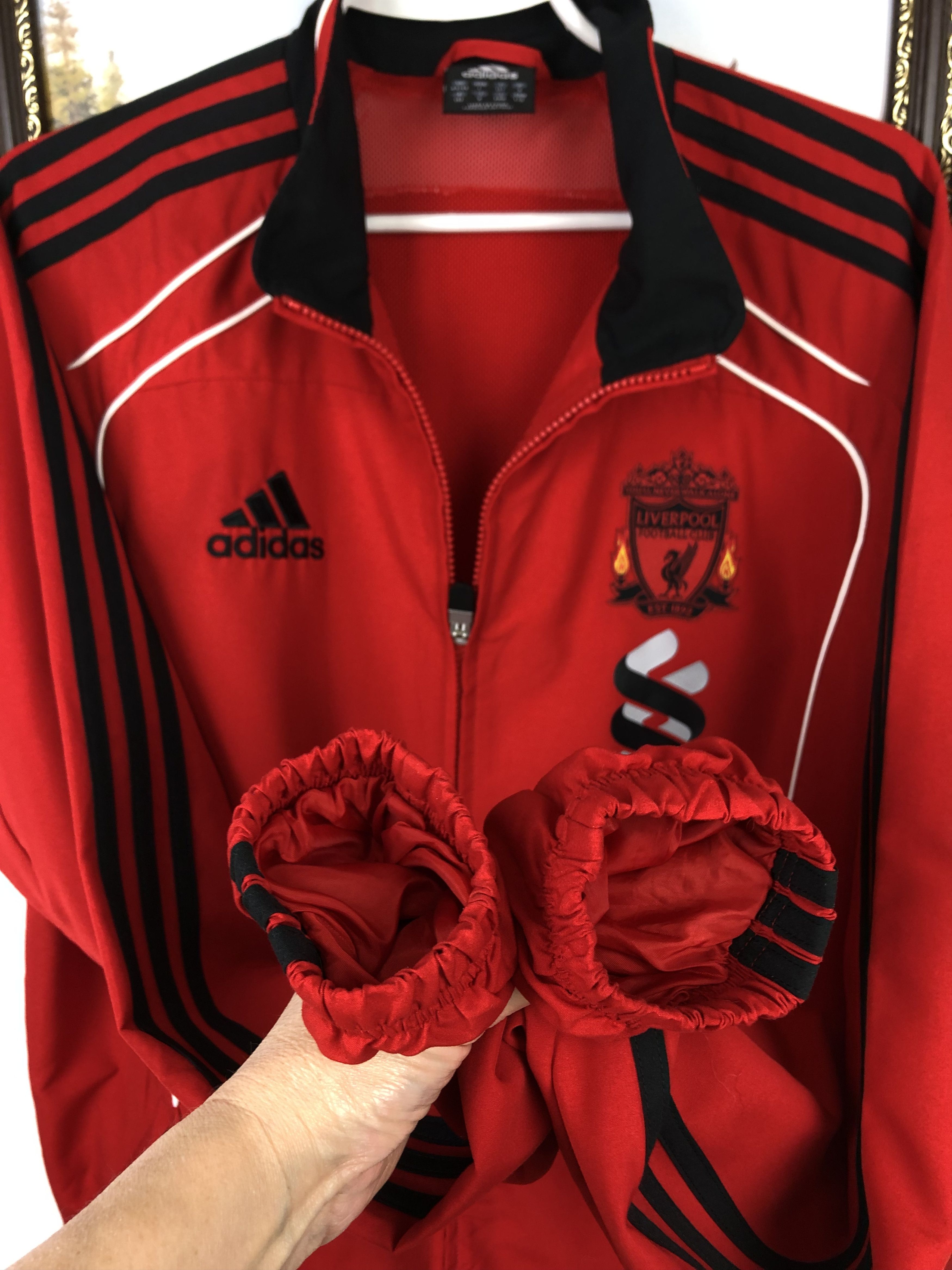 Adidas Vintage Adidas Liverpool Football Jacket Soccer Track Top Size US L / EU 52-54 / 3 - 8 Thumbnail