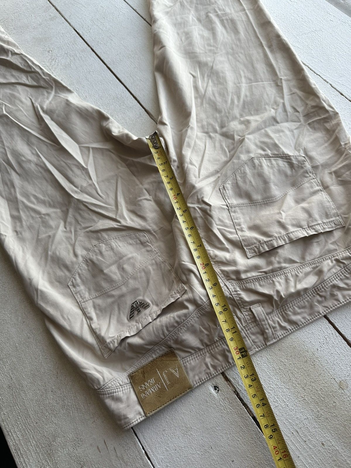 Armani 🚨 Armani Regular LUXURY OLD MONEY relax BEIGE Womens Size 29" - 17 Thumbnail