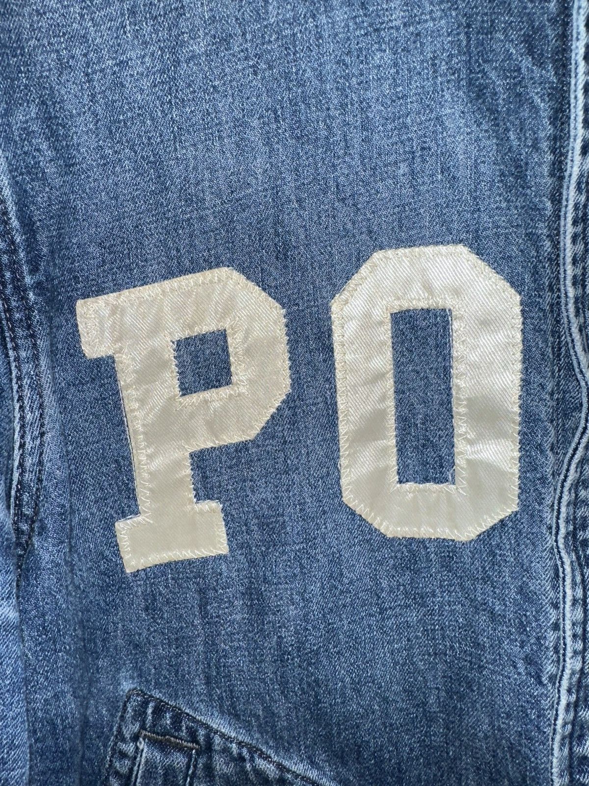 Polo Ralph Lauren Polo Ralph Lauren Denim Varsity Jacket Size US L / EU 52-54 / 3 - 6 Thumbnail
