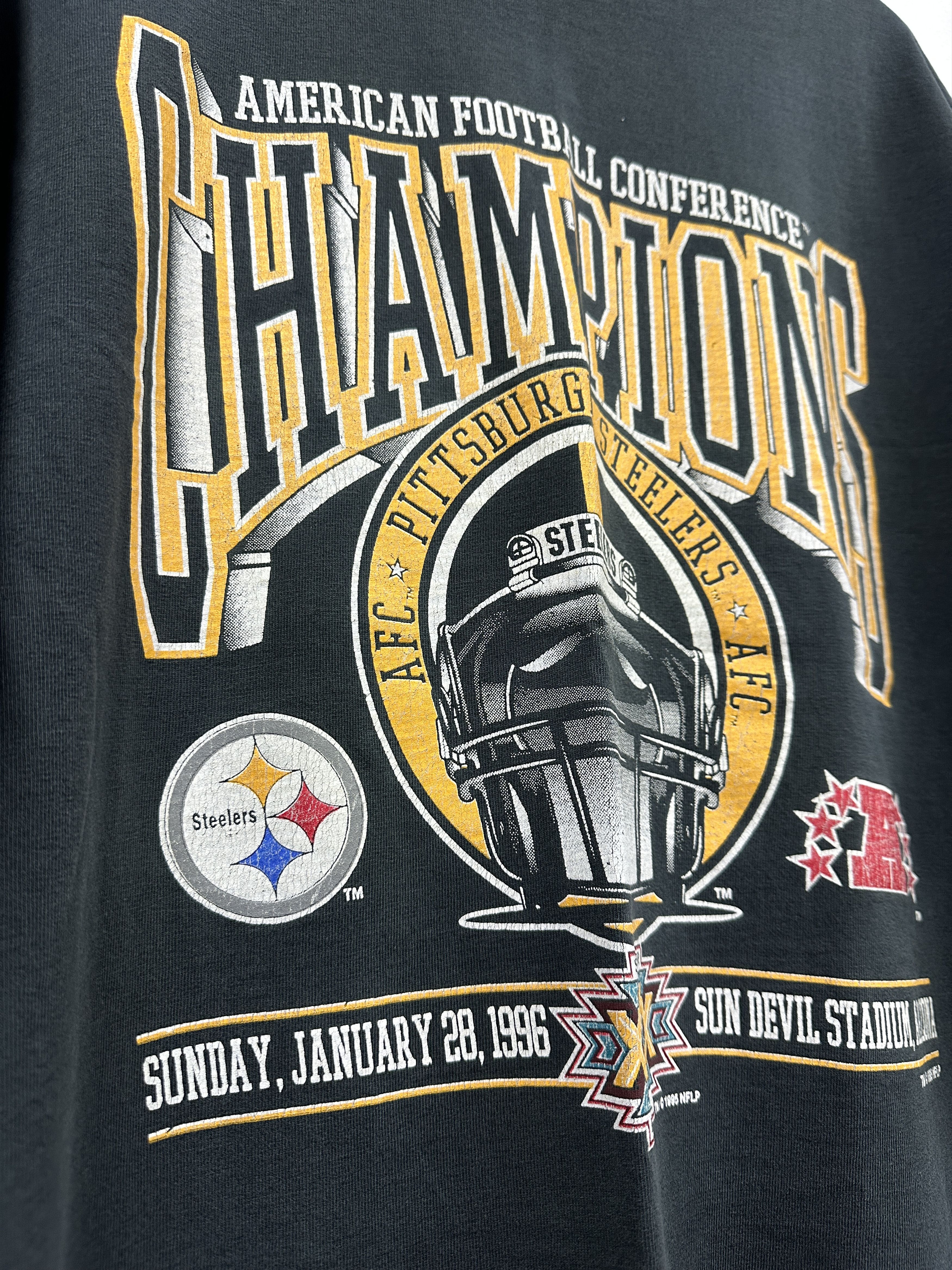 Other Vintage 1995 Steelers AFC Champions Tee - Super Bowl XXX Size US XXL / EU 58 / 5 - 3 Thumbnail