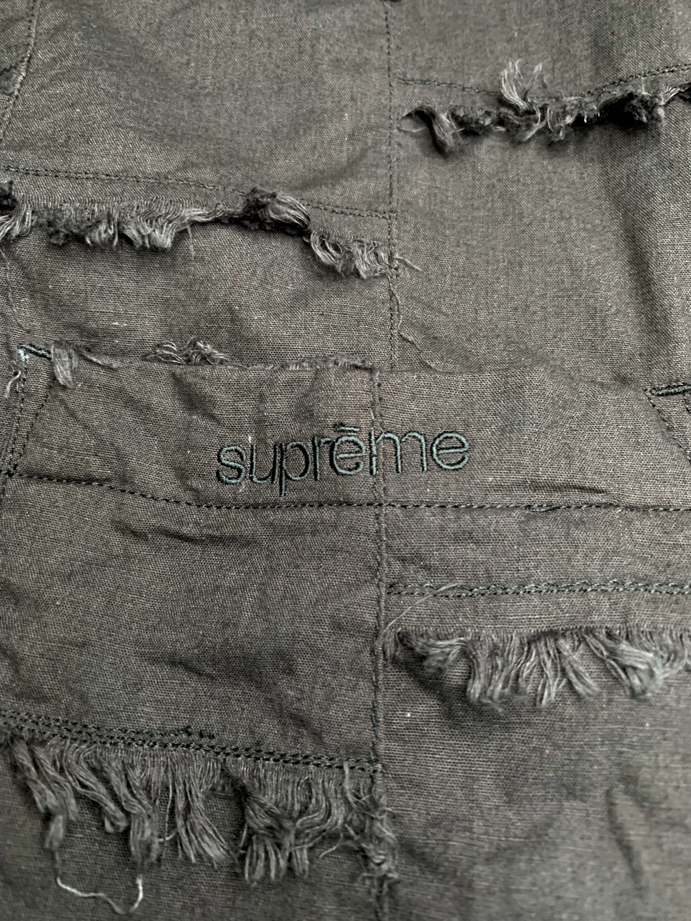 Supreme Supreme S/S23 patchwork Shirt Black L Size US L / EU 52-54 / 3 - 5 Thumbnail