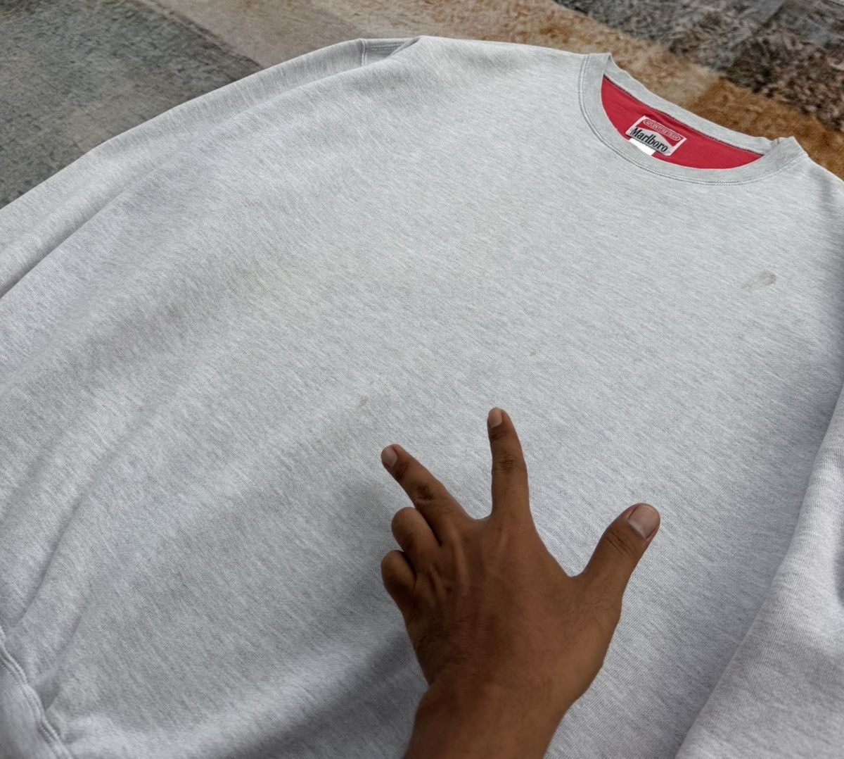 Marlboro Marlboro Adventure Team Crewneck Sweatshirt Grey Embroidery Size US L / EU 52-54 / 3 - 4 Thumbnail