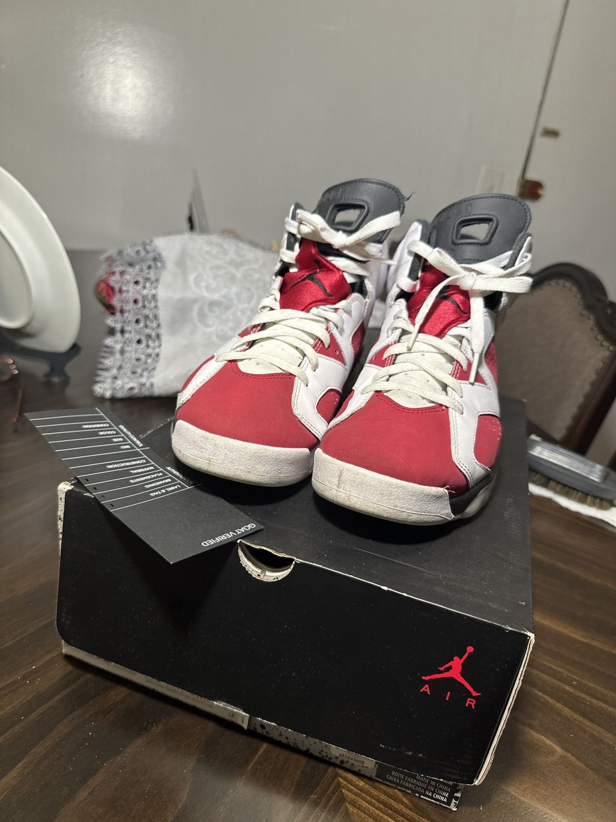 Jordan Brand × Nike AIR JORDAN 6 carmine Size US 10 / EU 43 - 1 Thumbnail
