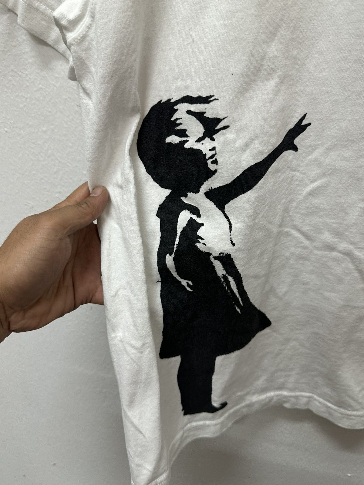 Other Girl with Balloon" Artwork By Anonymous Street Artist Banksy Size US S / EU 44-46 / 1 - 14 Thumbnail