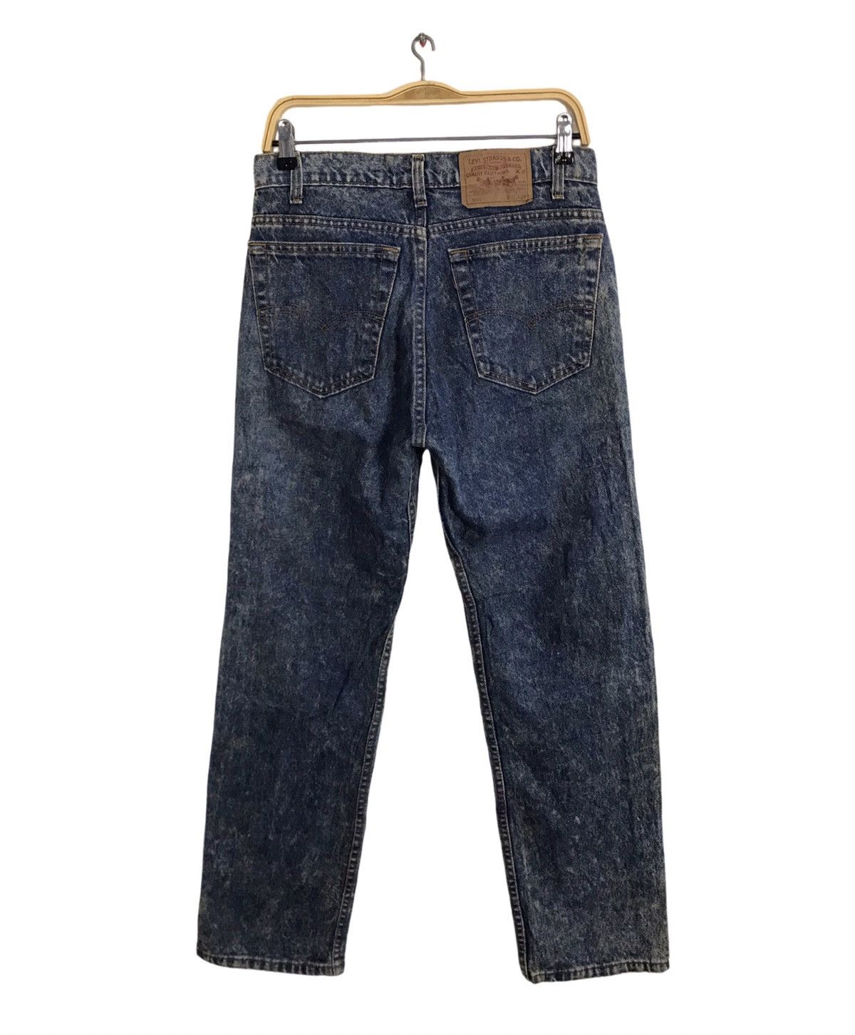 Levi's Vintage Clothing Levi's Lot 505 Zipper Indigo Denim Cu Acid Wash Size US 29 - 1 Thumbnail