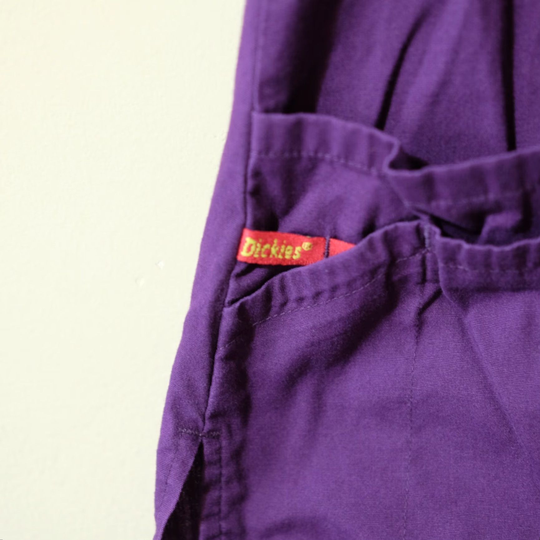 Dickies Dickies Scrub Top Purple V-Neck Size S Womens Eggplant 85906 Medical Shirt Size US S / EU 44-46 / 1 - 7 Thumbnail