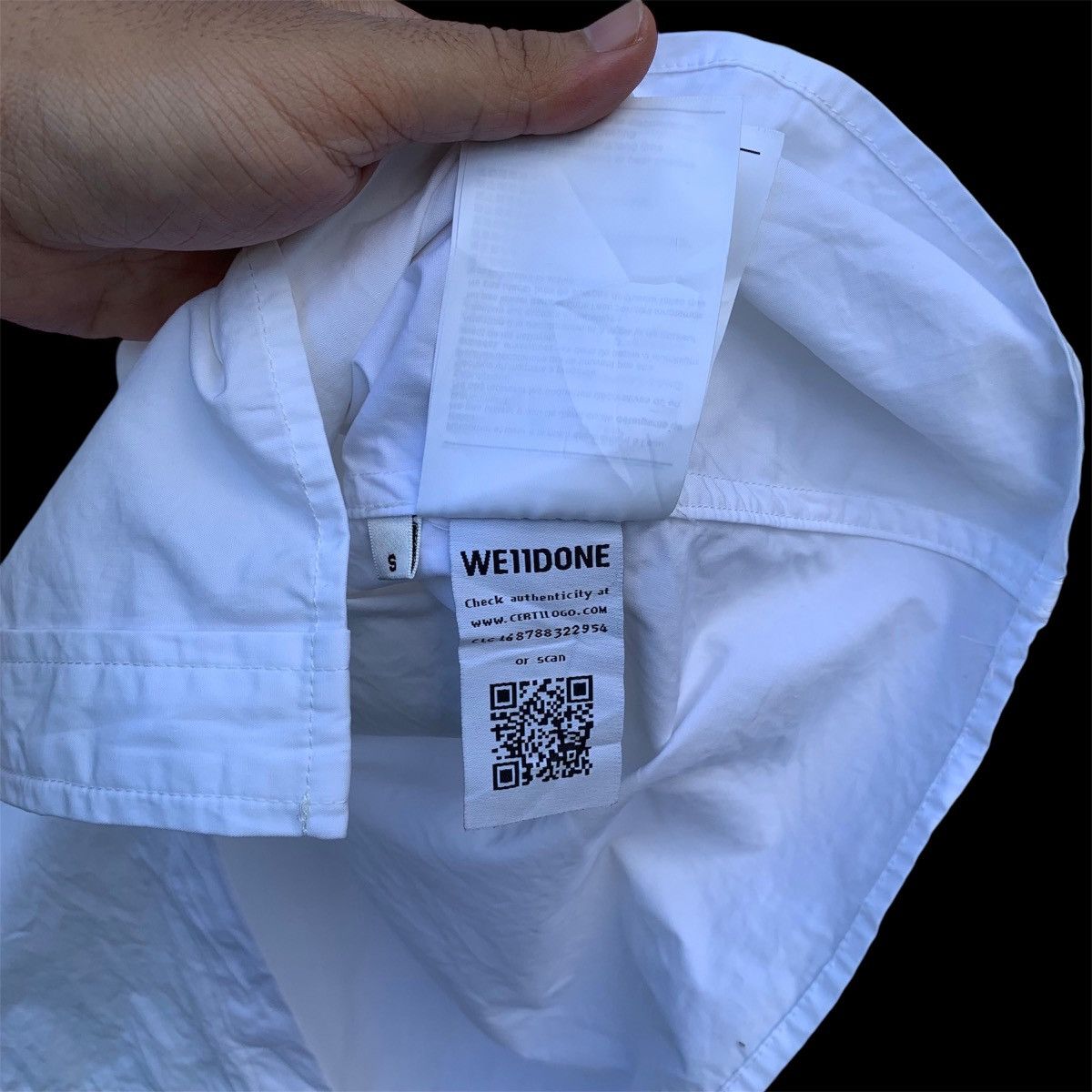 WE11DONE WE11DONE oversize shirts Size US XL / EU 56 / 4 - 7 Thumbnail