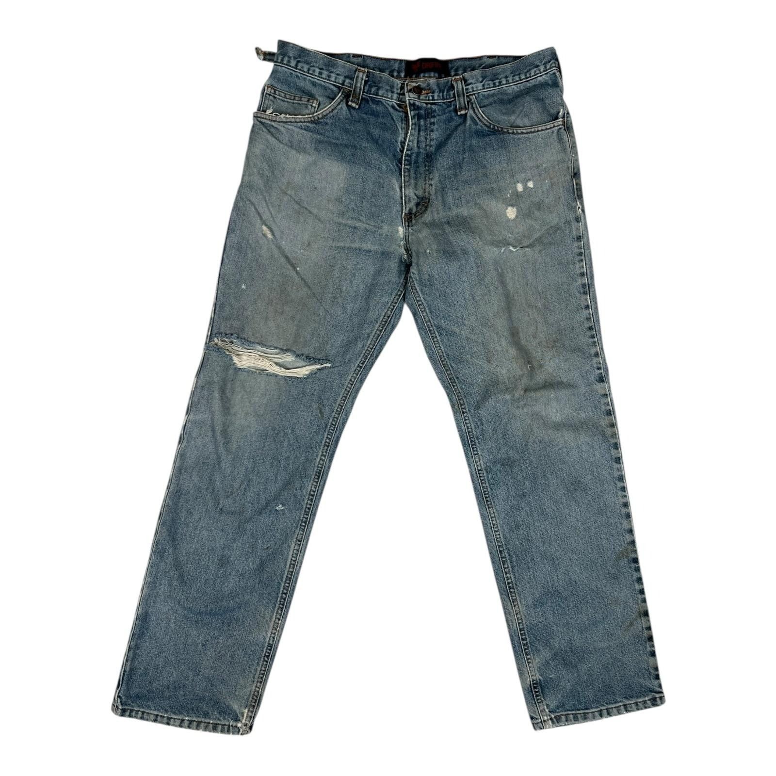 Other DRIFIRE Jeans Mens Blue FR Flame Resistant Work Denim Size 3 Size US 34 / EU 50 - 1 Thumbnail
