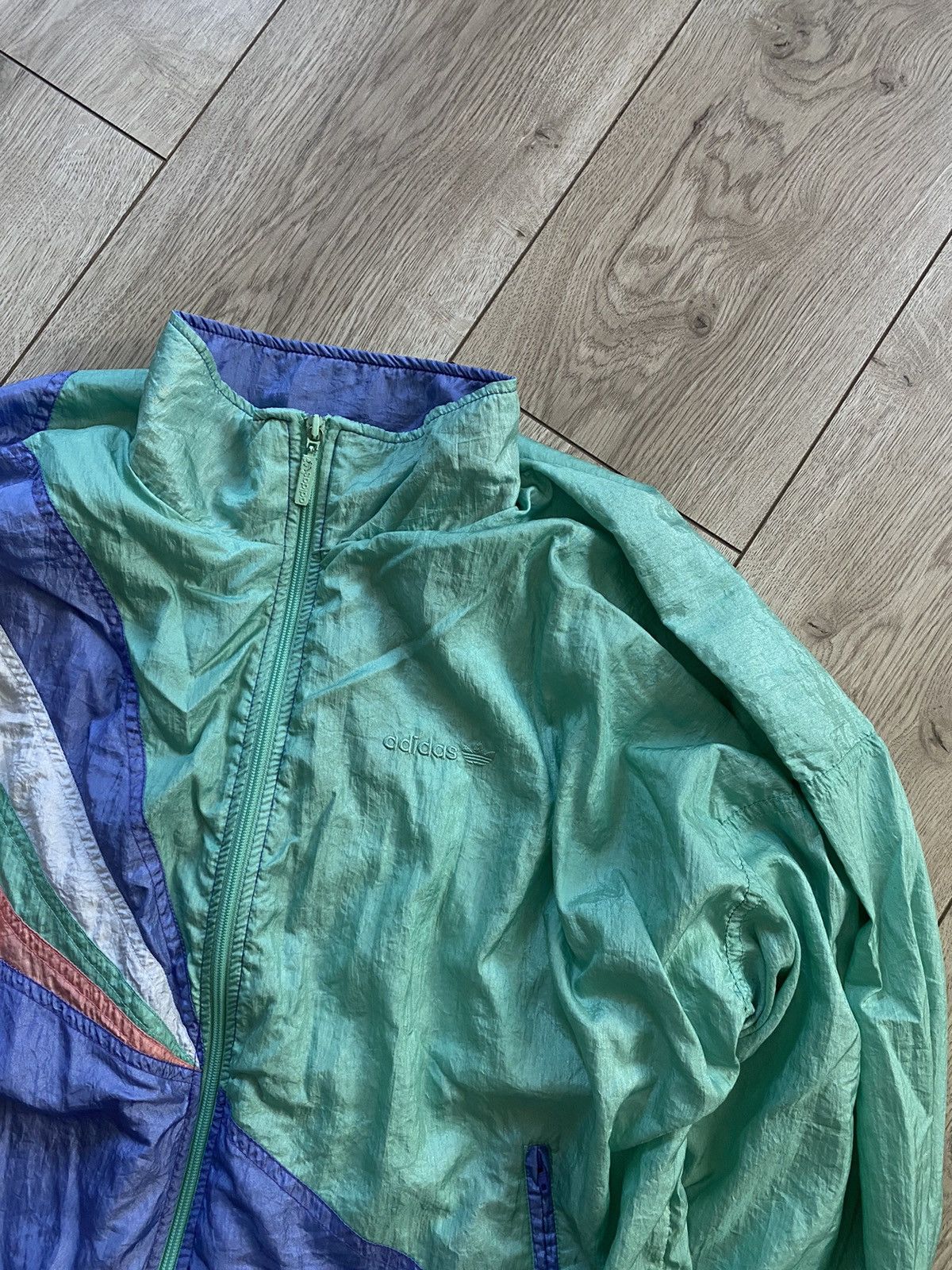 Adidas × Vintage Vintage Adidas Track Jacket 90s Style Made in Thailand Size US L / EU 52-54 / 3 - 2 Thumbnail