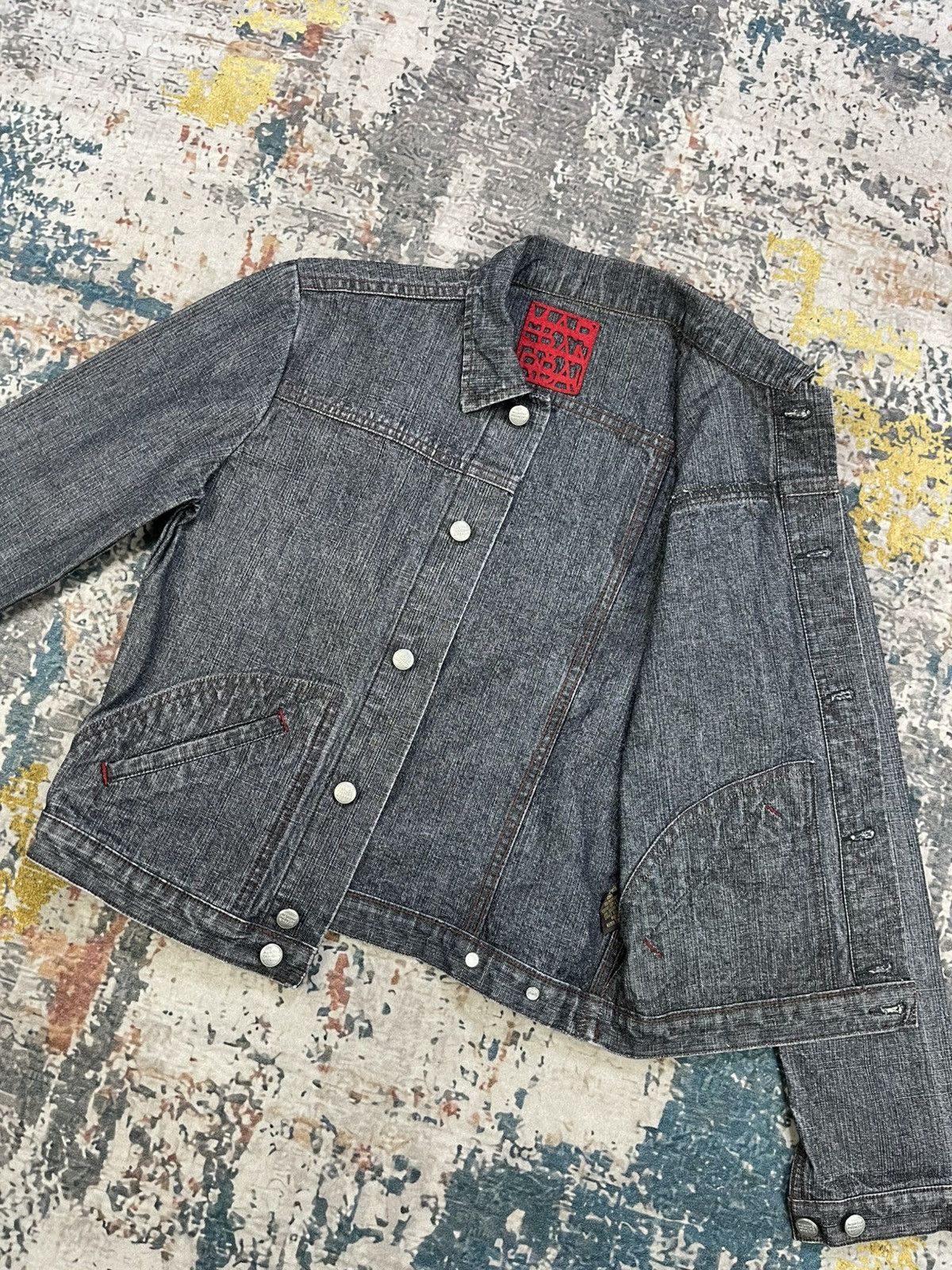 Marithe + Francois Girbaud Marithe + Francois Girbaud Denim Trucker Jacket Size S / US 4 / IT 40 - 8 Thumbnail