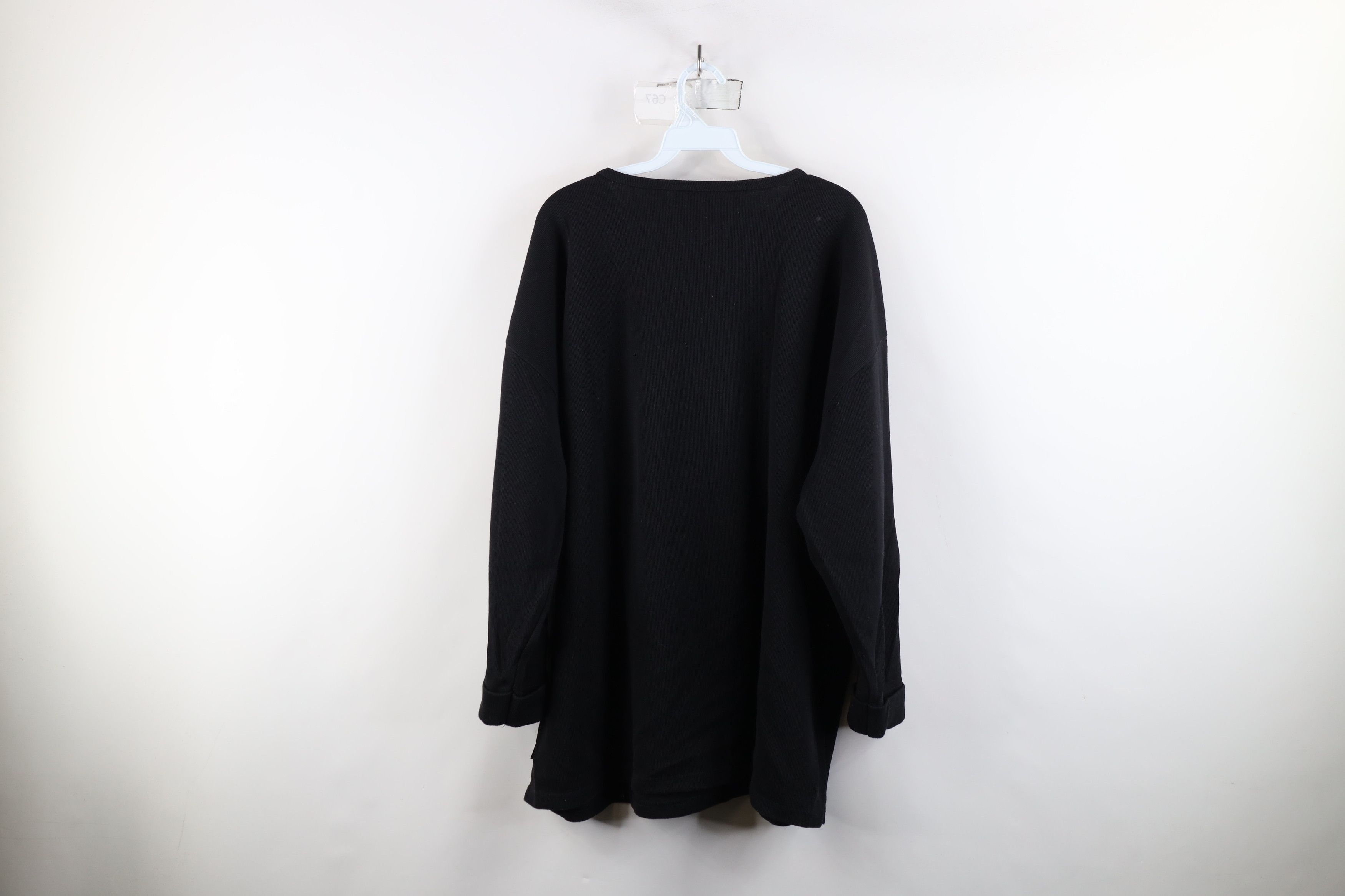 Express × Vintage Vintage 90s Express Thermal Ribbed Knit 3/4 Sleeve T-Shirt Size XL / US 12-14 / IT 48-50 - 10 Thumbnail