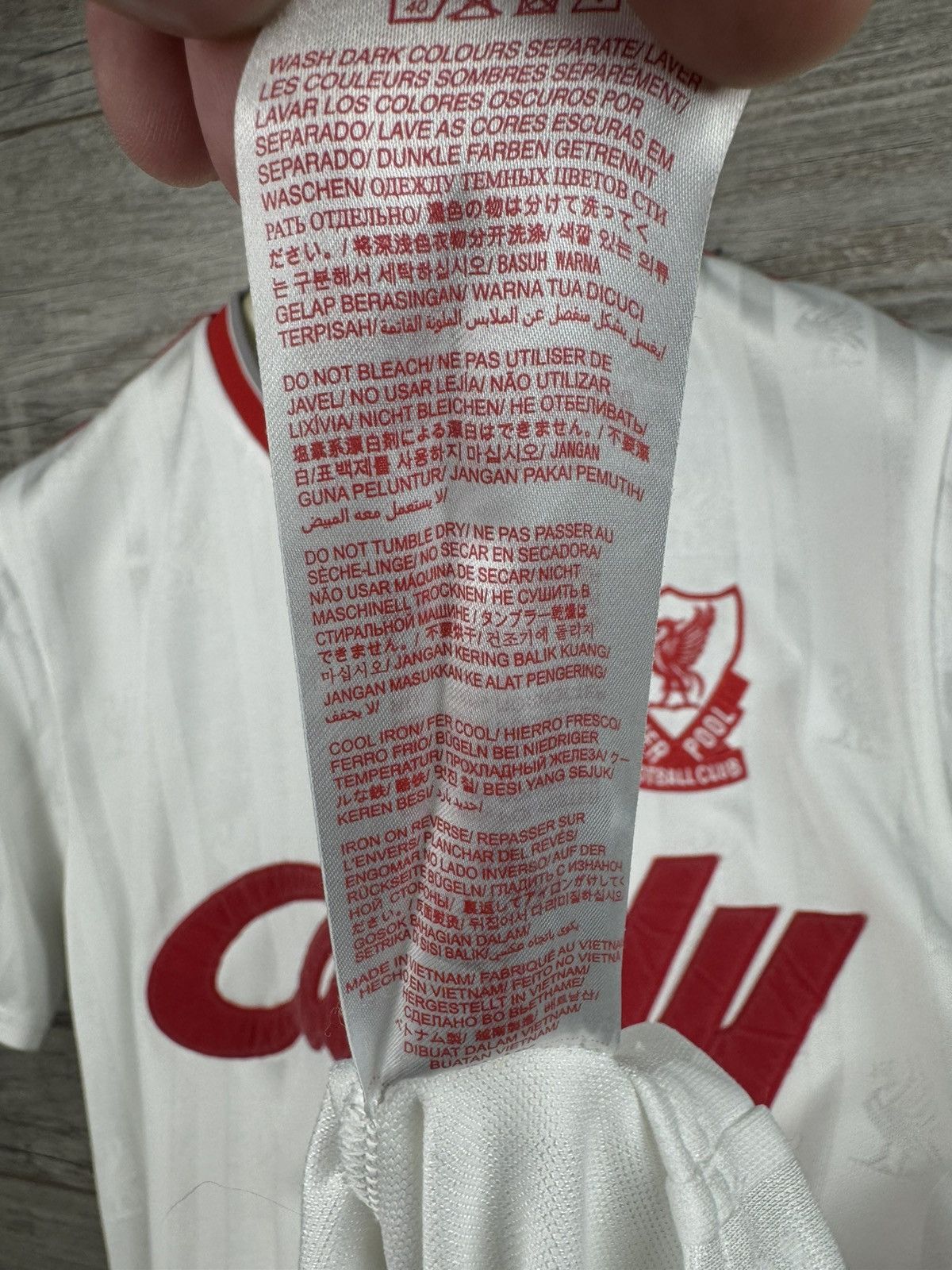 Vintage Liverpool FC 1988-89 Adult Candy 3rd Shirt Tee size M Size US M / EU 48-50 / 2 - 13 Thumbnail