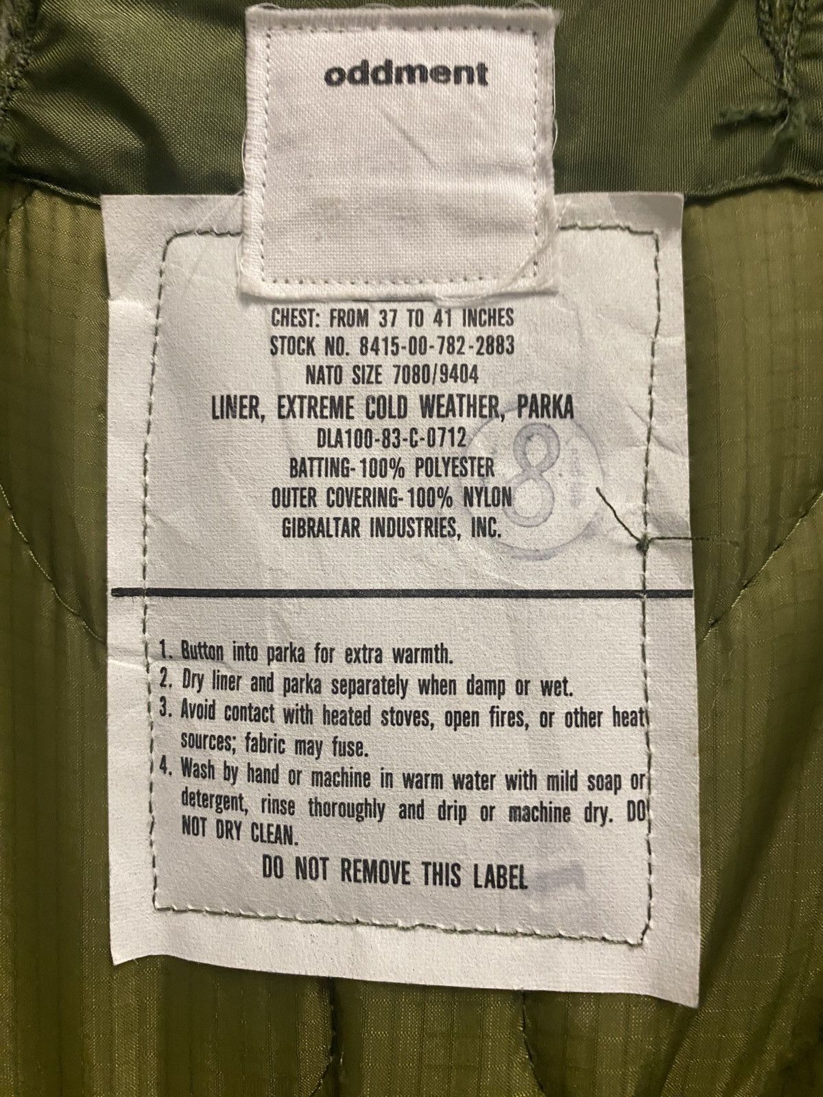 Vintage Vintage Gibraltar Industries Quilted Liner Parka Size US L / EU 52-54 / 3 - 9 Thumbnail