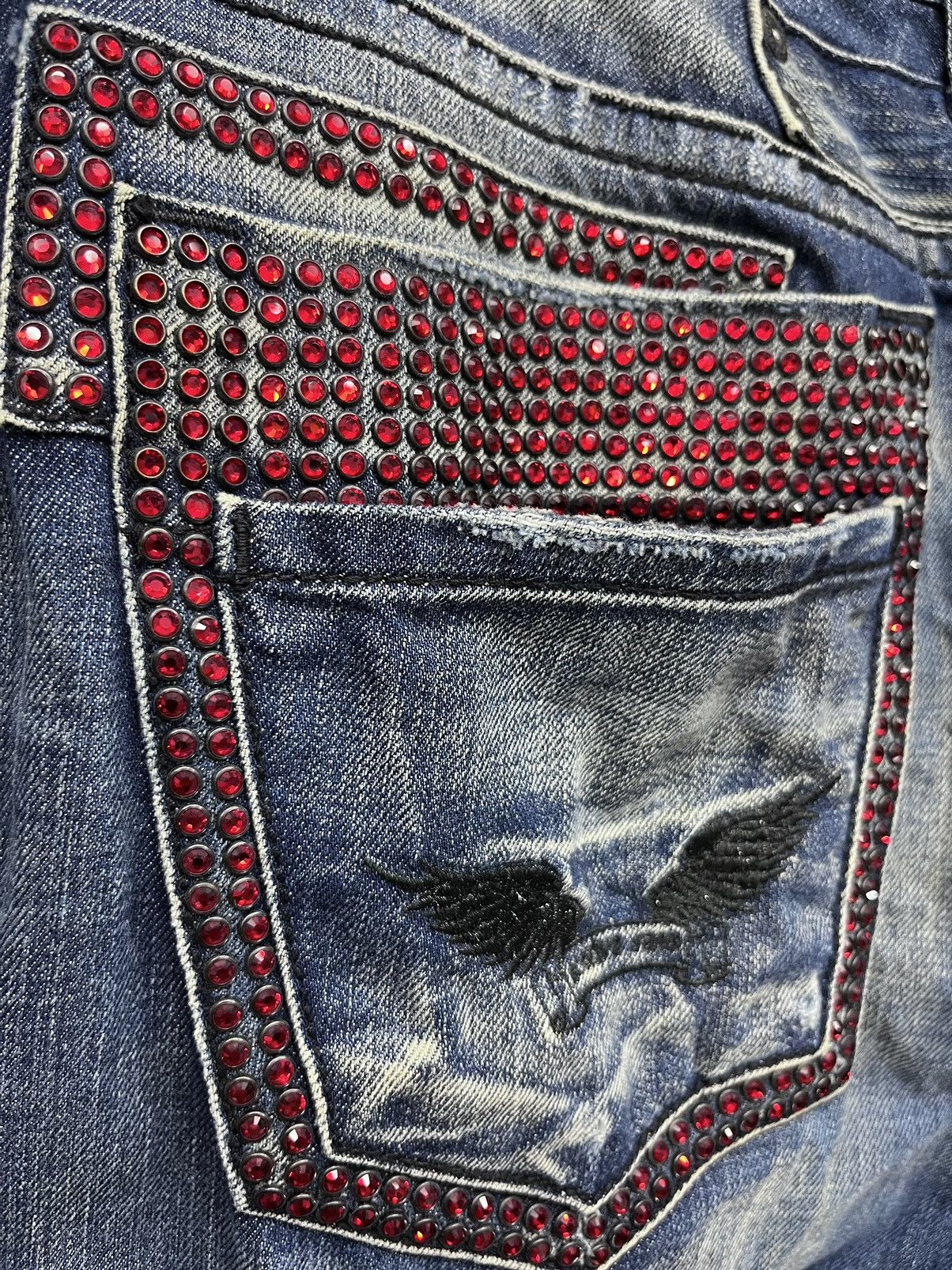 Robins Jeans FYE 40” ROBIN’S JEANS Sparkling Gemstone Double Back Pocket Size US 40 / EU 56 - 10 Thumbnail