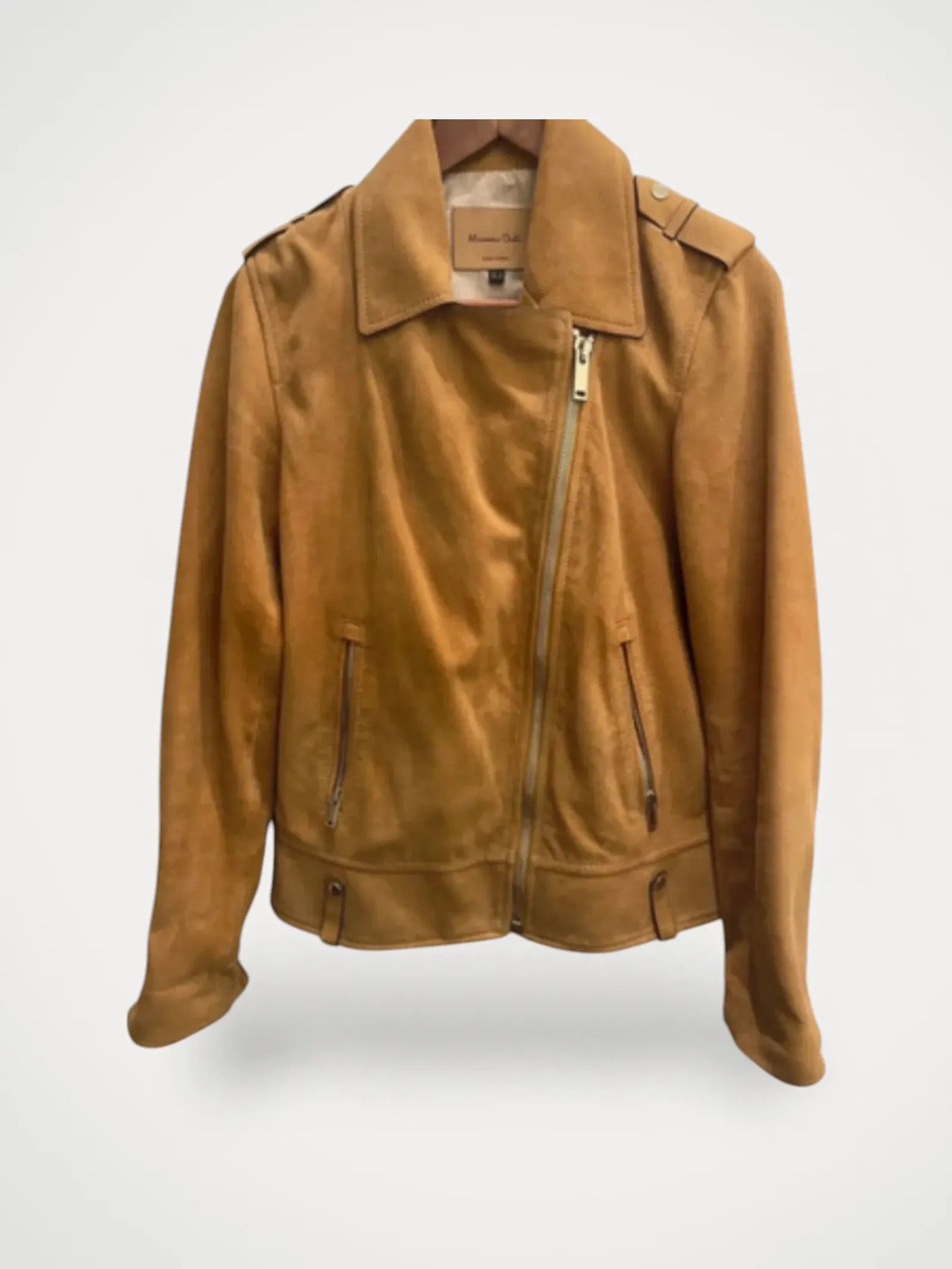 Massimo Dutti Massimo Dutti Leather Jacket Size S / US 4 / IT 40 - 1 Thumbnail