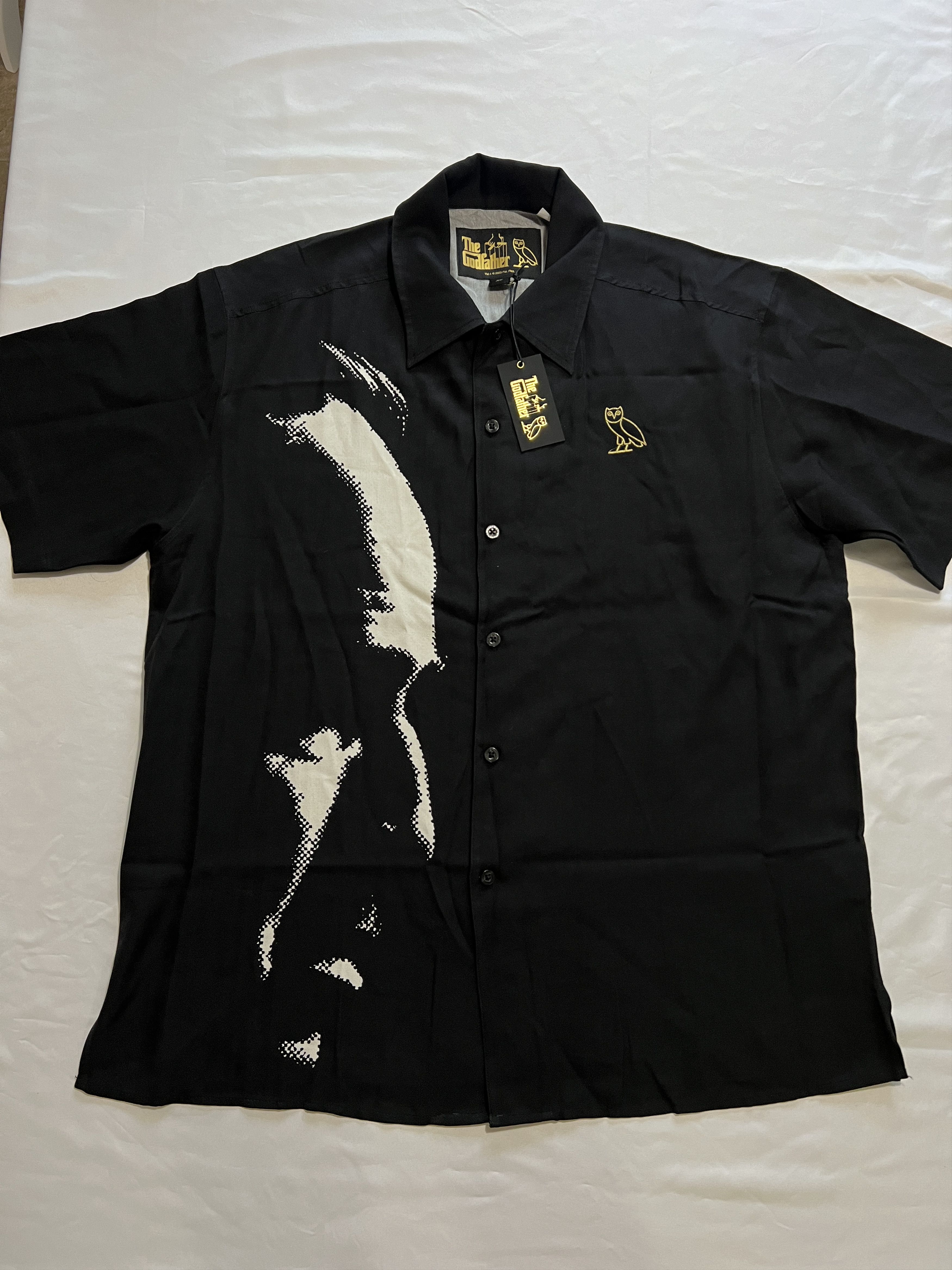 Drake OVO x The Godfather Silk Shirt Button Up Size US XL / EU 56 / 4 - 1 Thumbnail