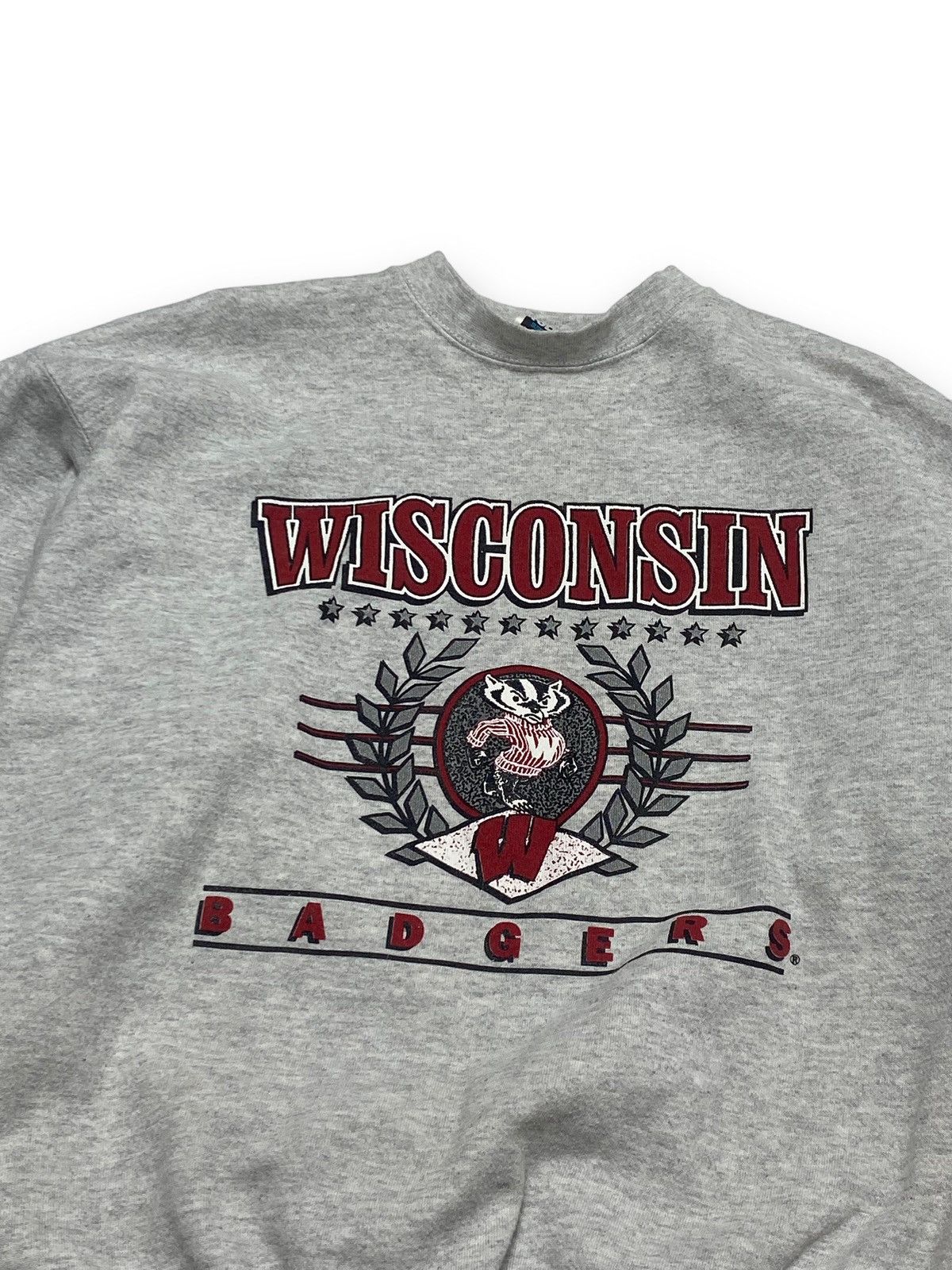 Other 90s Vintage WISCONSIN BADGERS US MADE Big Logo Sweatshirt Size US XL / EU 56 / 4 - 2 Thumbnail