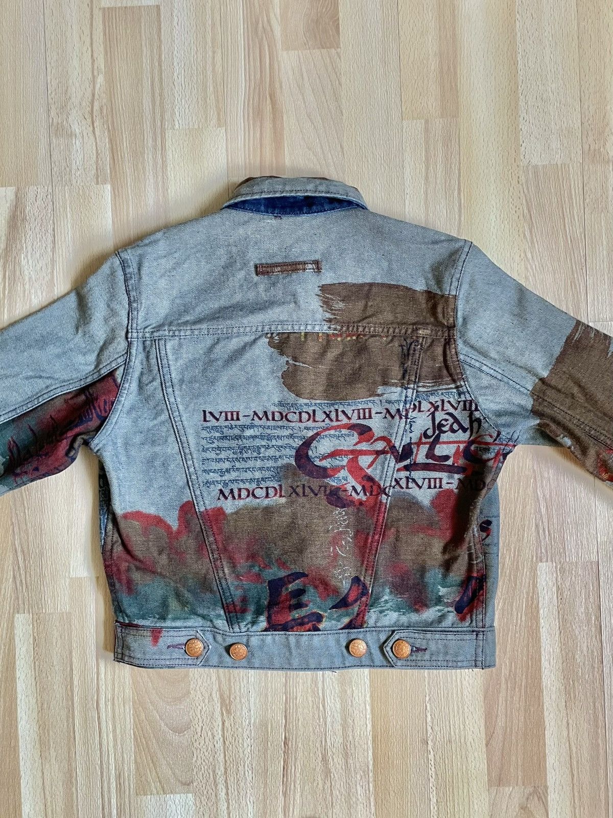 Jean Paul Gaultier Jean paul gaultier JPG japan printed reversible denim jacket Size XS / US 0-2 / IT 36-38 - 3 Thumbnail
