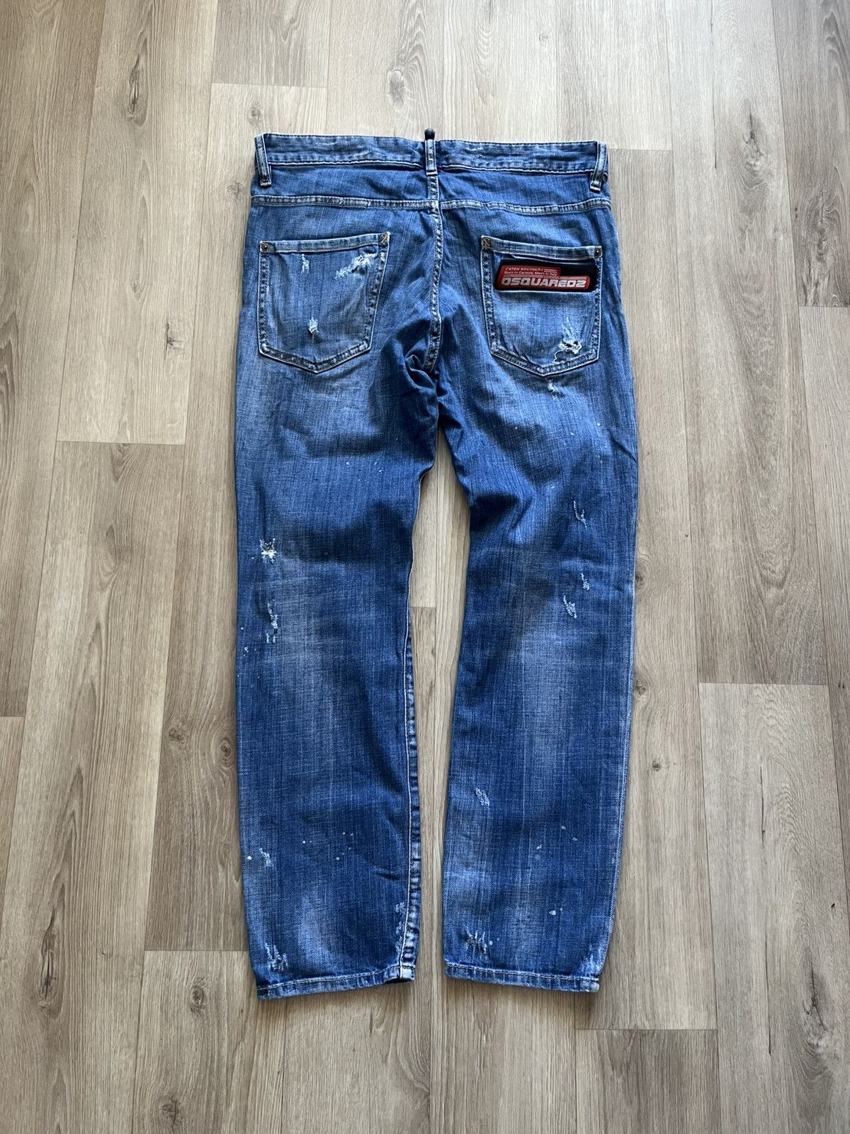 Dsquared2 Dsquared2 Denim Blue Distressed Jeans Size US 32 / EU 48 - 9 Thumbnail