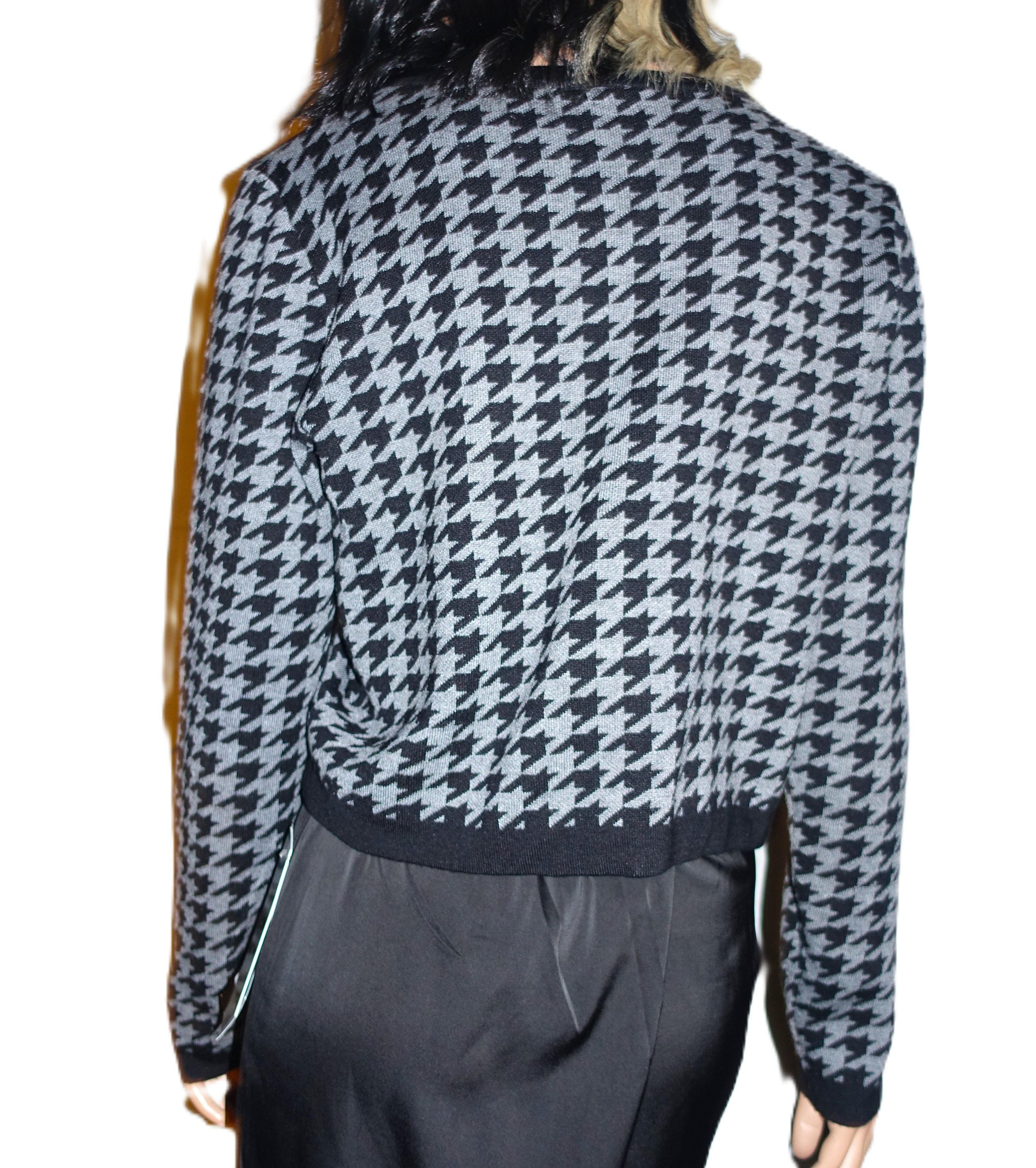 Other Taylor Black Gray Cardigan Sweater L Size L / US 10 / IT 46 - 5 Thumbnail