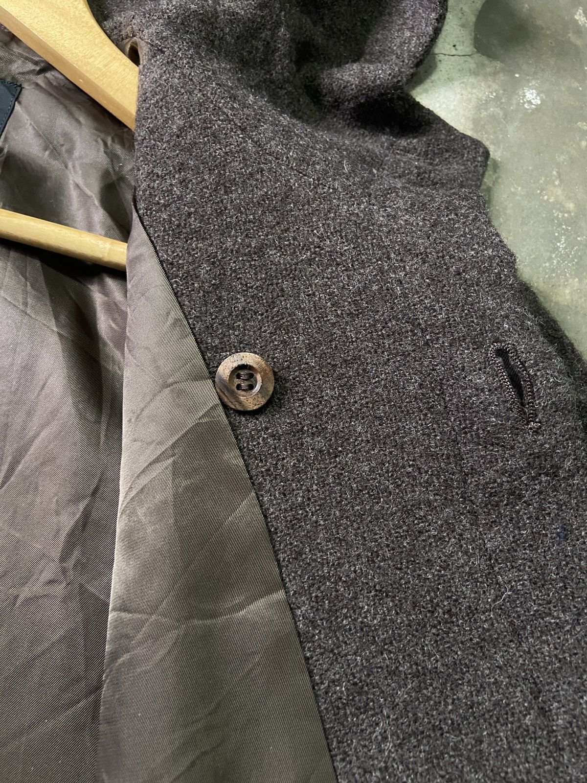 Issey Miyake 🔥🔥 Pour Deux Hoodie Wool Crop Jacket Size L / US 10 / IT 46 - 12 Thumbnail