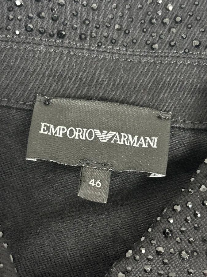 Emporio Armani SS2023 Emporio Armani Black Denim Multi-Pocket Denim Jacket Size M / US 6-8 / IT 42-44 - 10 Thumbnail