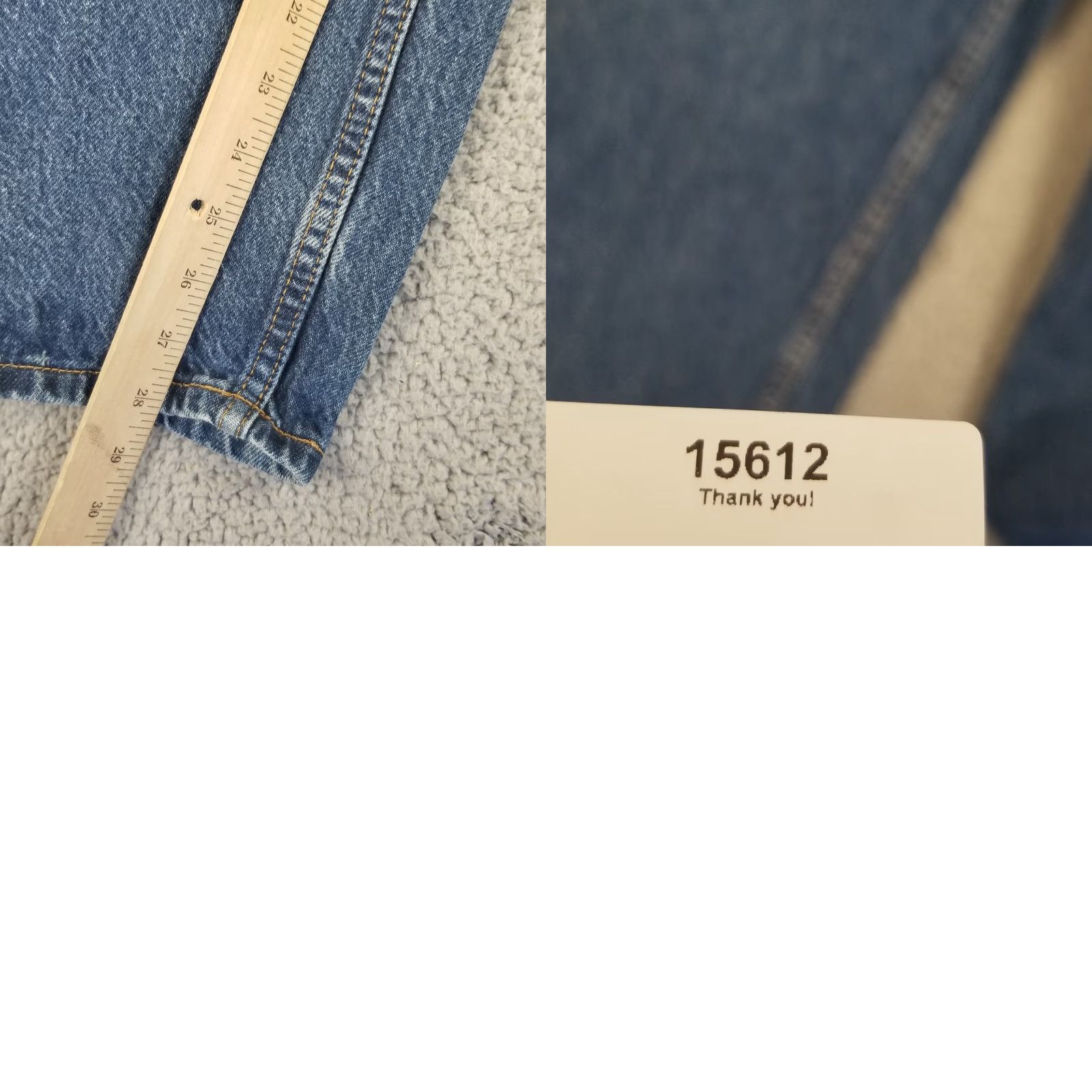 Levi's VINTAGE Levi's 550 Jeans Relaxed Fit Tapered Leg Women's 32X28 High Rise 90s Blue Denim Jeans Women/User-Defined Size 32x28 Size 24" / US 00 / IT 34 - 9 Thumbnail