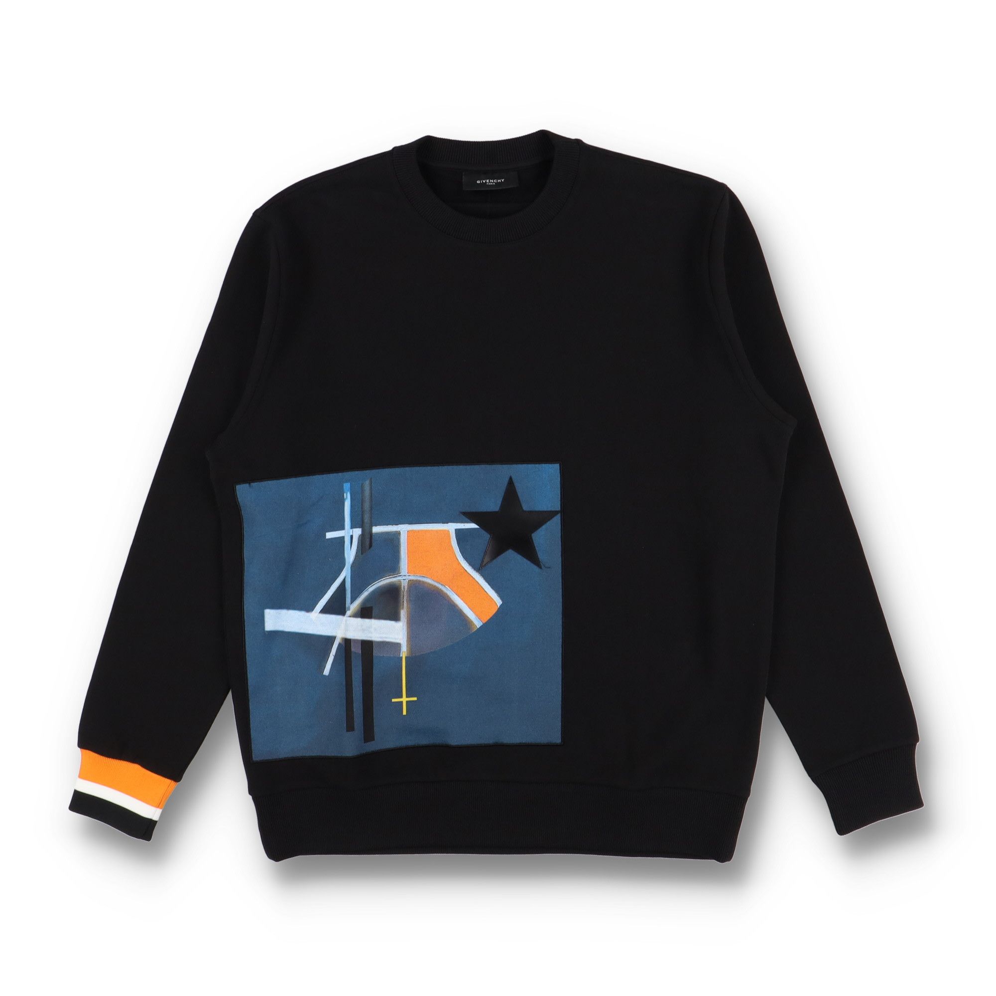 Givenchy Black Star Basketball Pitch Oversized Sweatshirt Size US XS / EU 42 / 0 - 1 Thumbnail