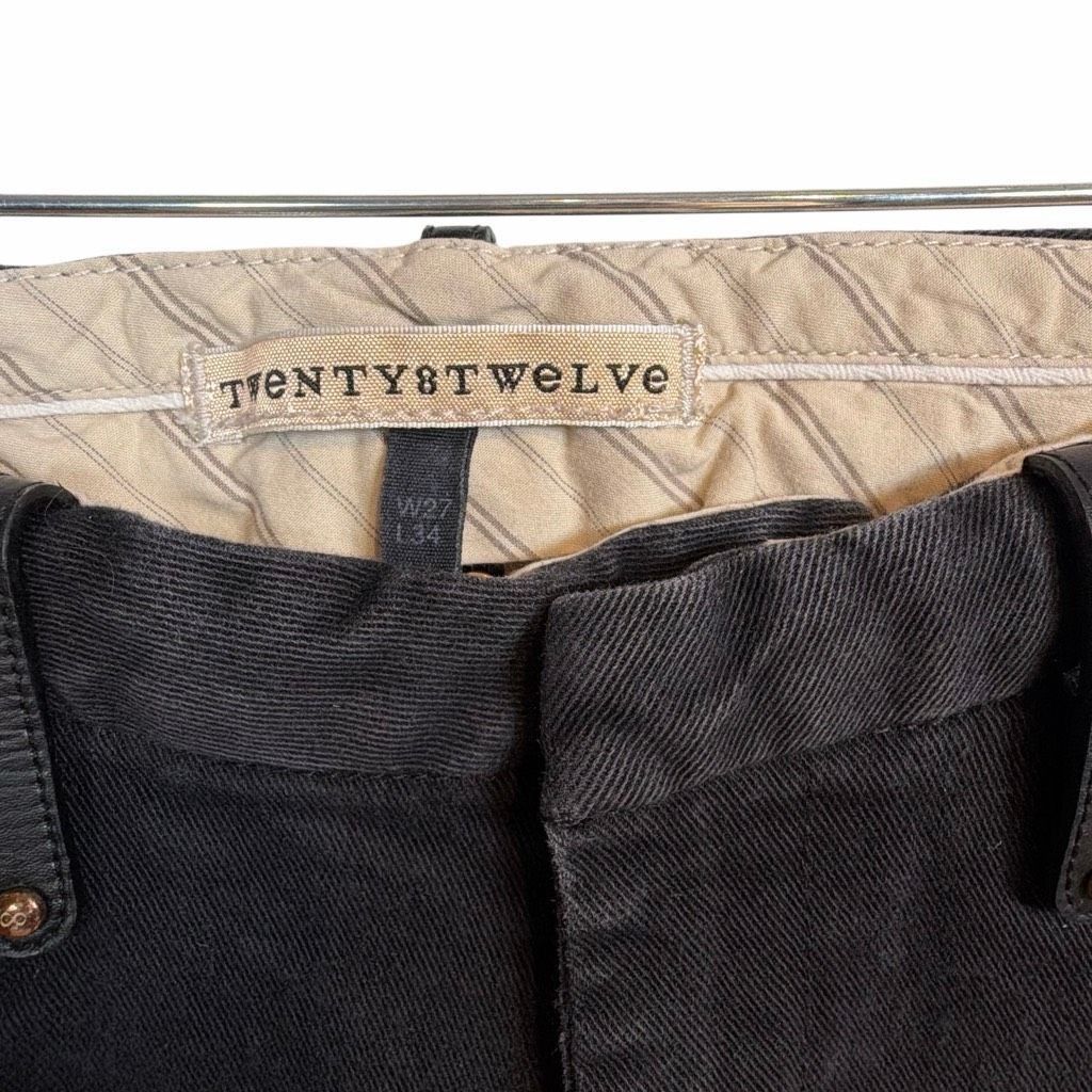 Twenty Twenty8Twelve by S. Miller Black Boho Studded Low Rise Skinn Size 25" / US 0 / IT 36 - 3 Thumbnail