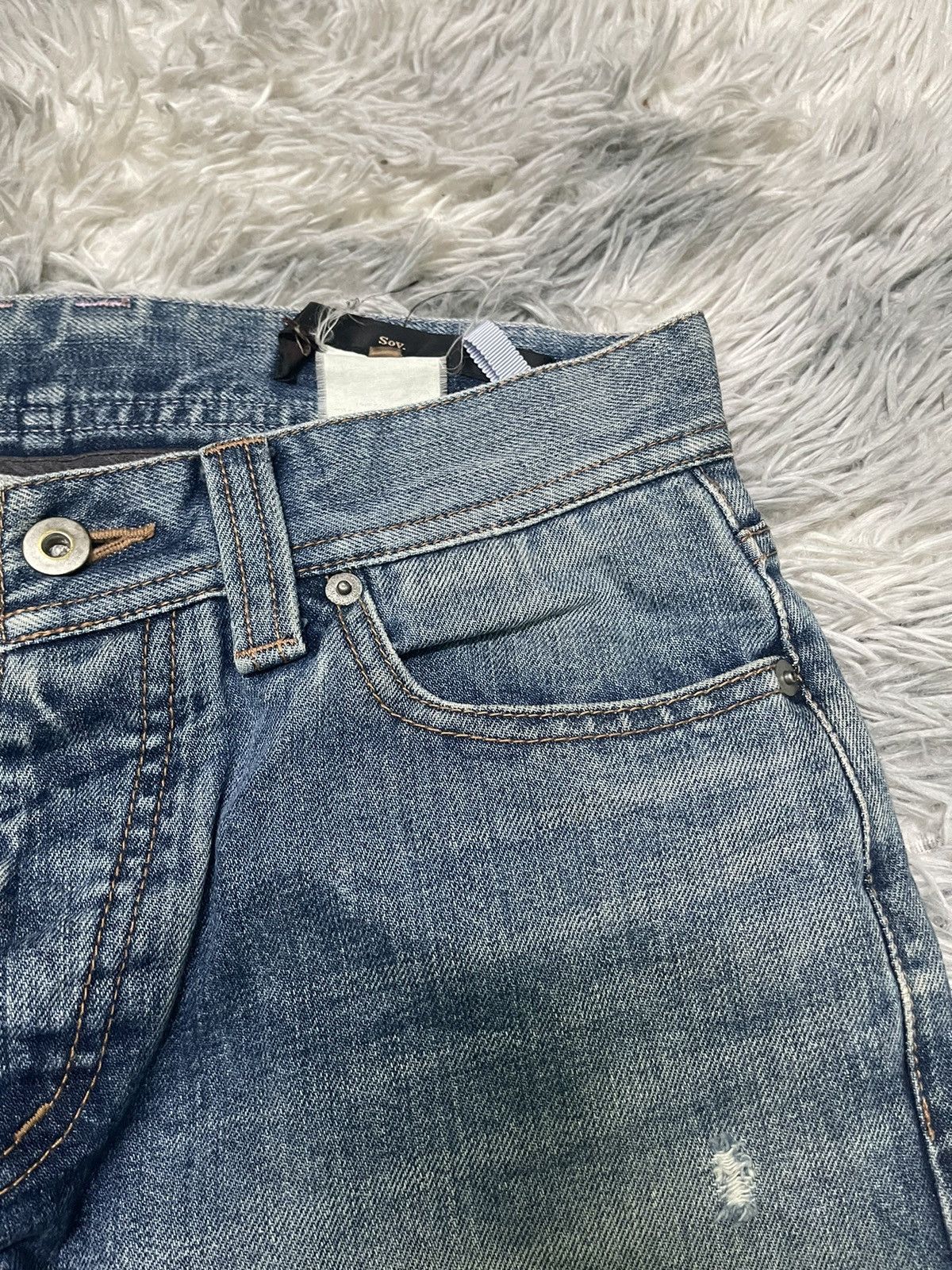 Japanese Brand 2000s HYSTERIC GLAMOUR INSPIRED BRAND SOY DISTRESSED DESIGN Size US 29 - 9 Thumbnail