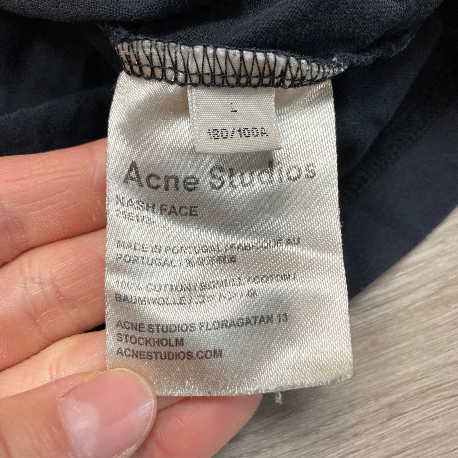 Acne Studios Acne Studios Nash Face Logo Shirt Men's Large Minimalist Size US L / EU 52-54 / 3 - 8 Thumbnail