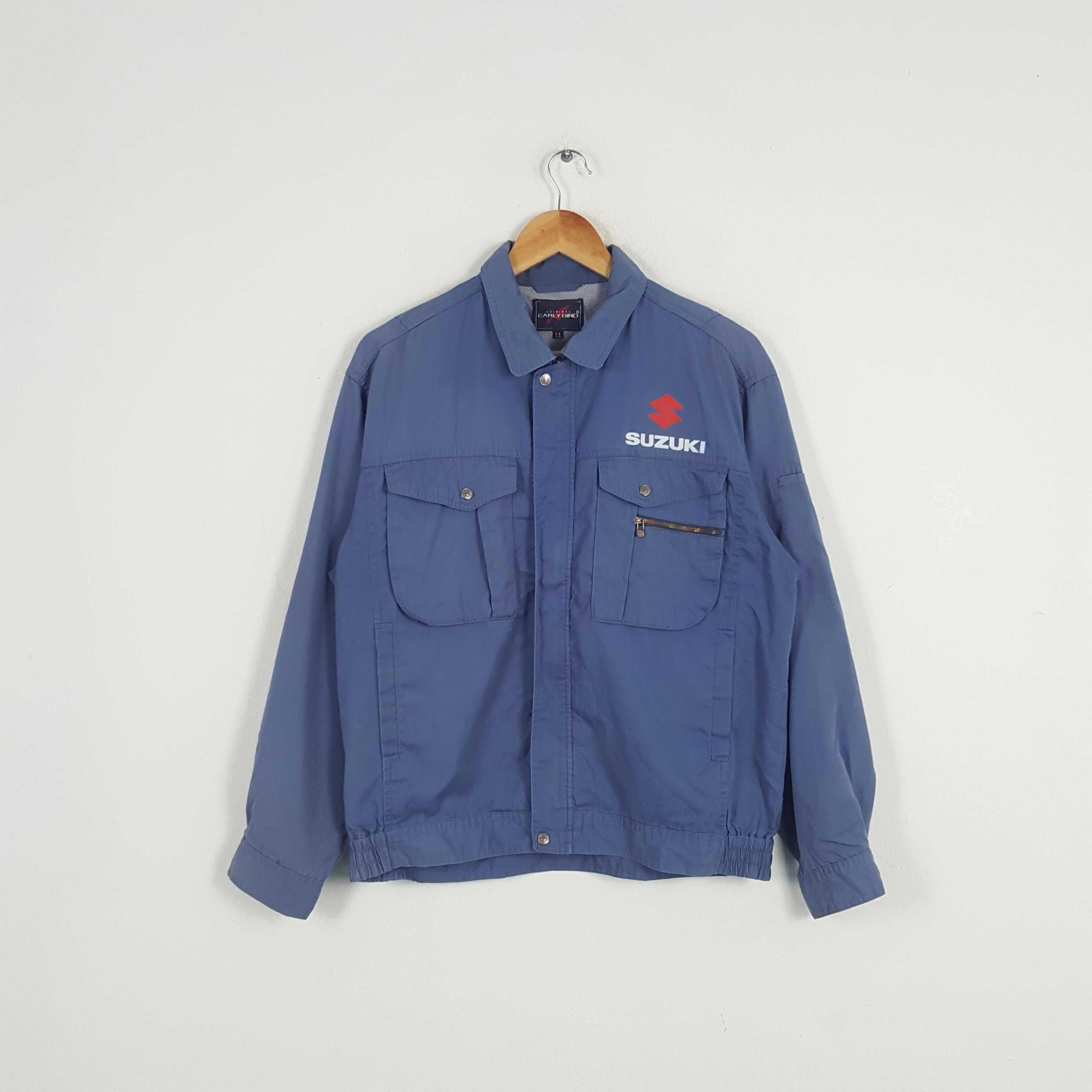 Japanese Brand × Vintage Vintage Suzuki Japanese Motorsports Racing Custom Jacket Size US L / EU 52-54 / 3 - 3 Thumbnail