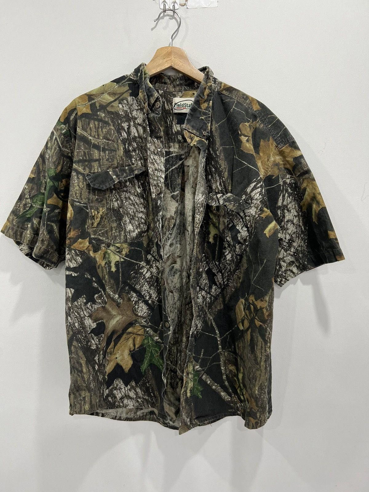 Vintage Vintage Real Tree Camo mossy oak button shirt Size US XL / EU 56 / 4 - 1 Thumbnail