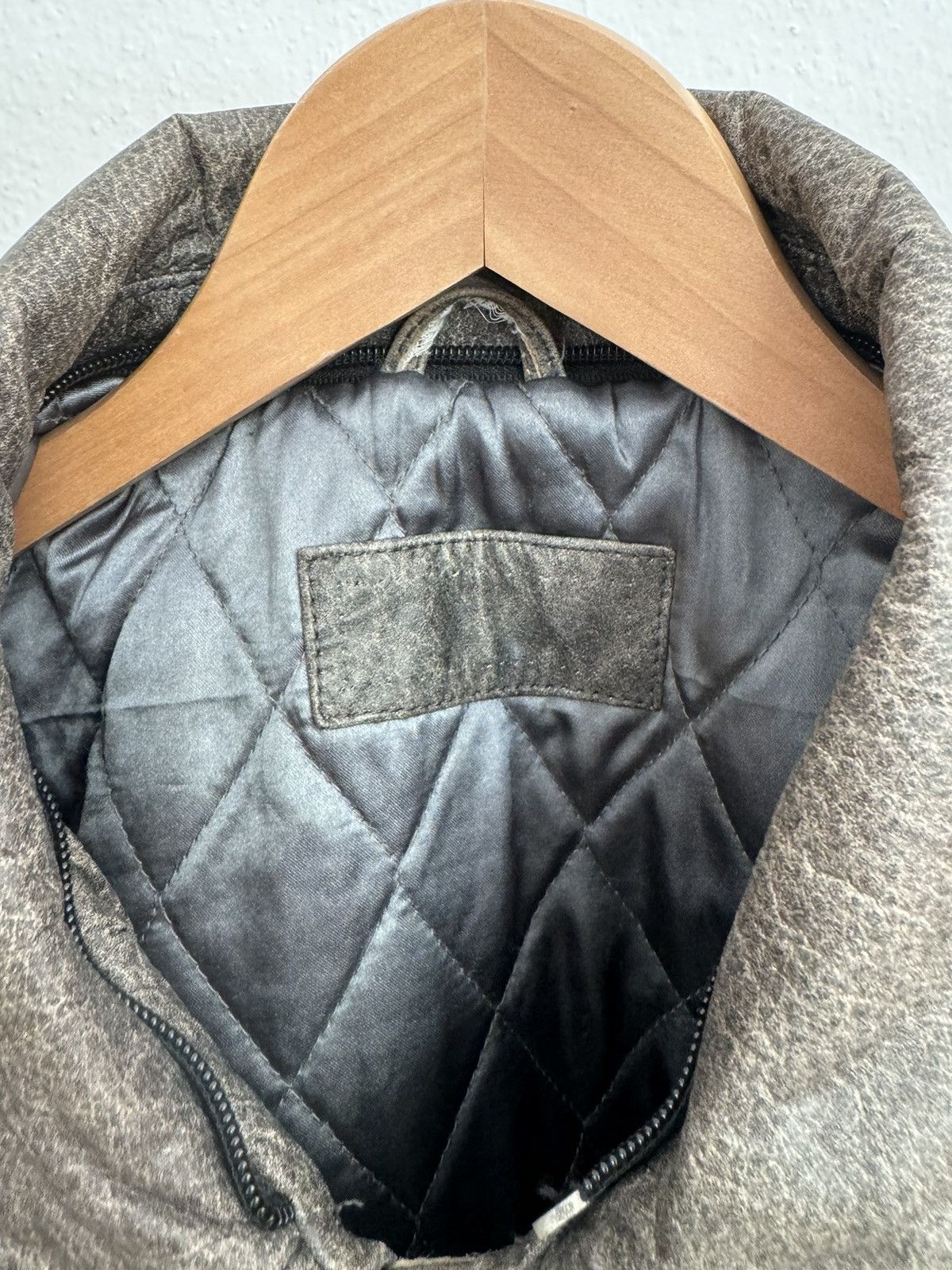 Genuine Leather × Vintage Leather Flight Jacket in Grey Size US M / EU 48-50 / 2 - 4 Thumbnail