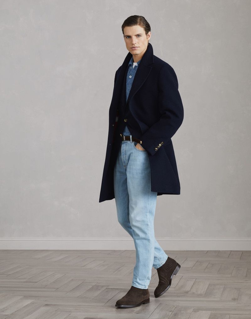 Brunello Cucinelli o1y0526 Sweater in Slate Blue Size US M / EU 48-50 / 2 - 5 Thumbnail