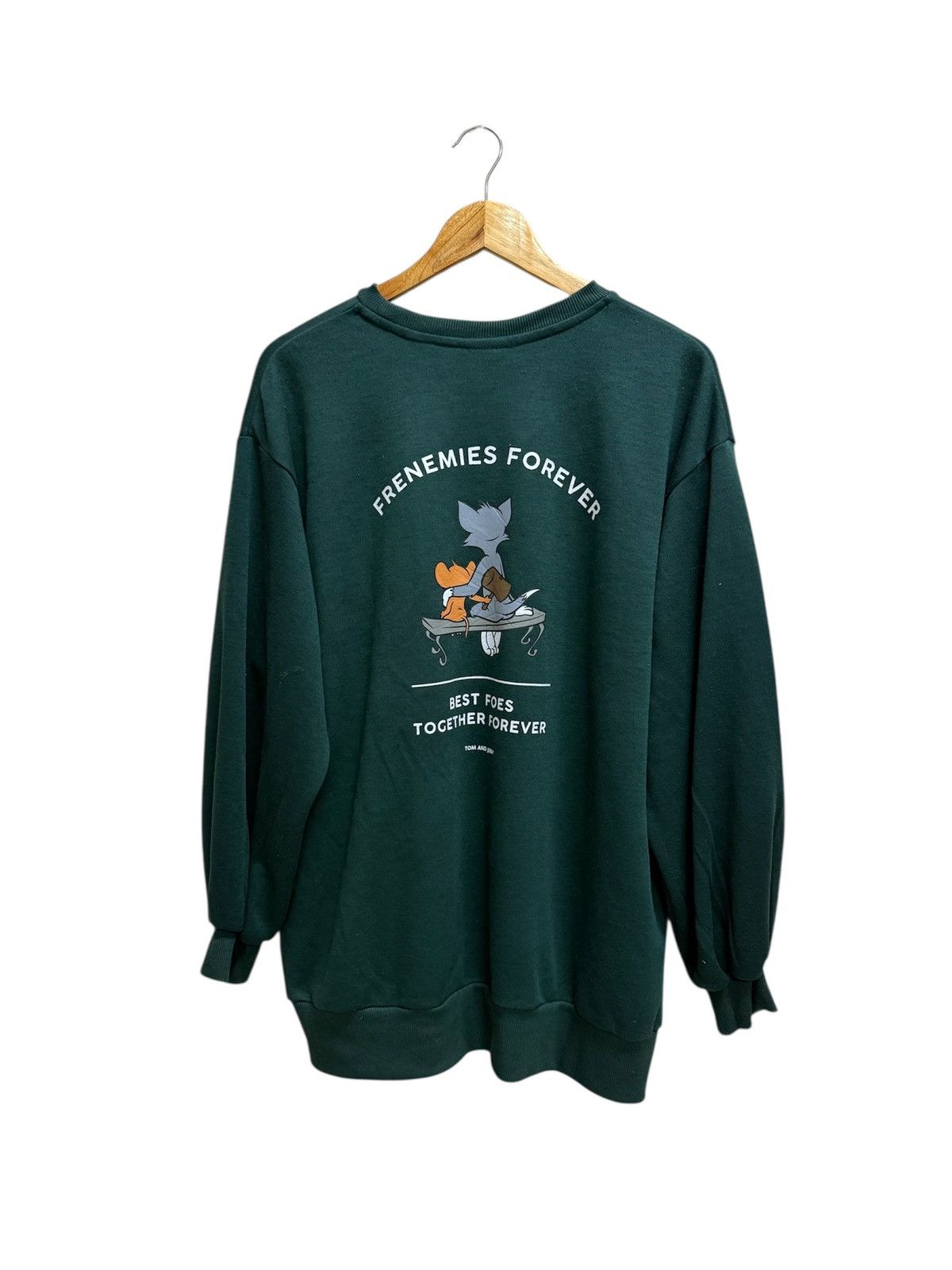 Cartoon Network Tom and Jerry Backhit Graphic Cartoon Movie Sweatshirt Size US XL / EU 56 / 4 - 1 Thumbnail