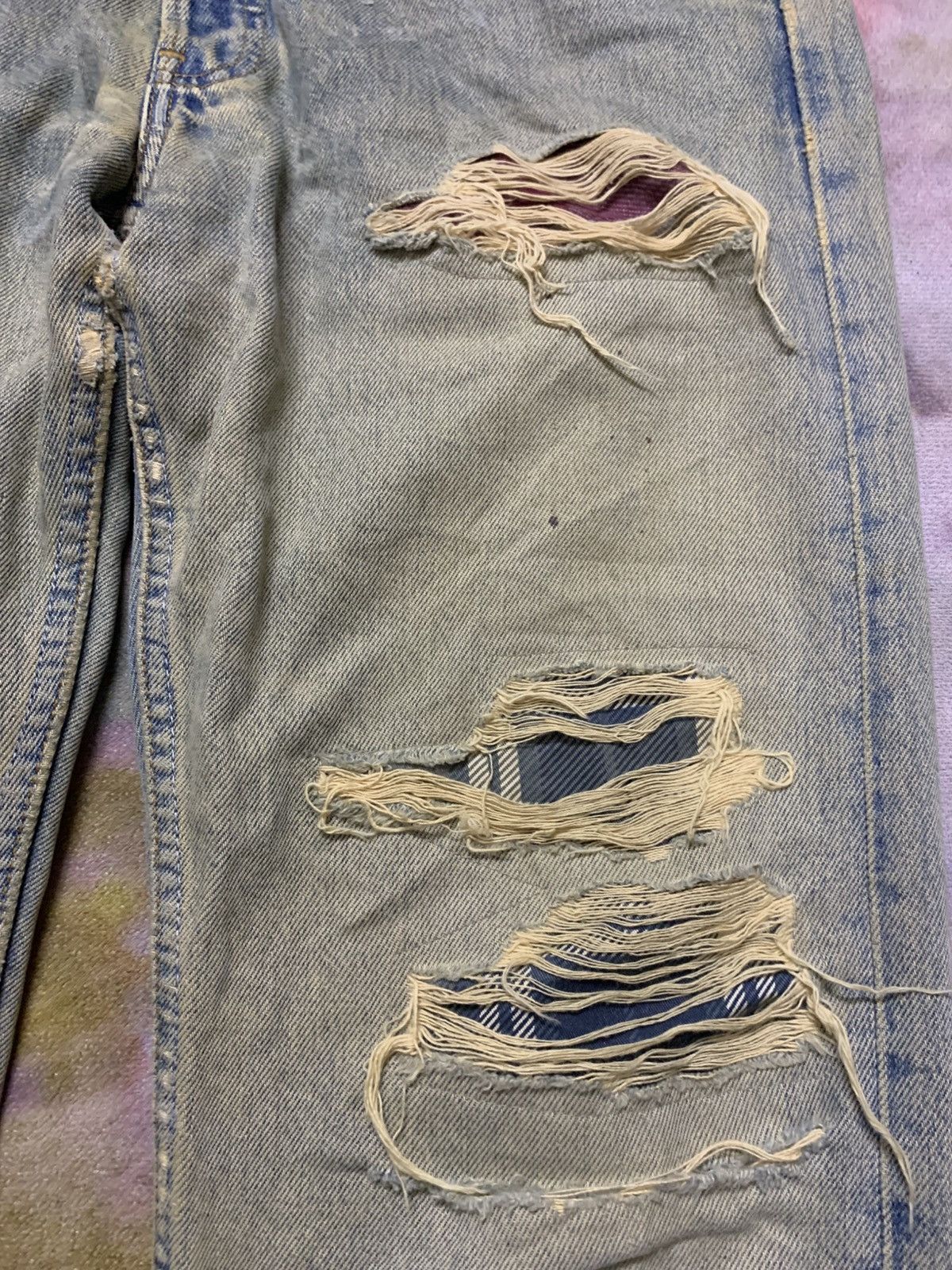Levi's Vintage Clothing Vintage Levi’s 501 XX Mud Washed Distress Denim Grunge Size US 30 / EU 46 - 5 Thumbnail
