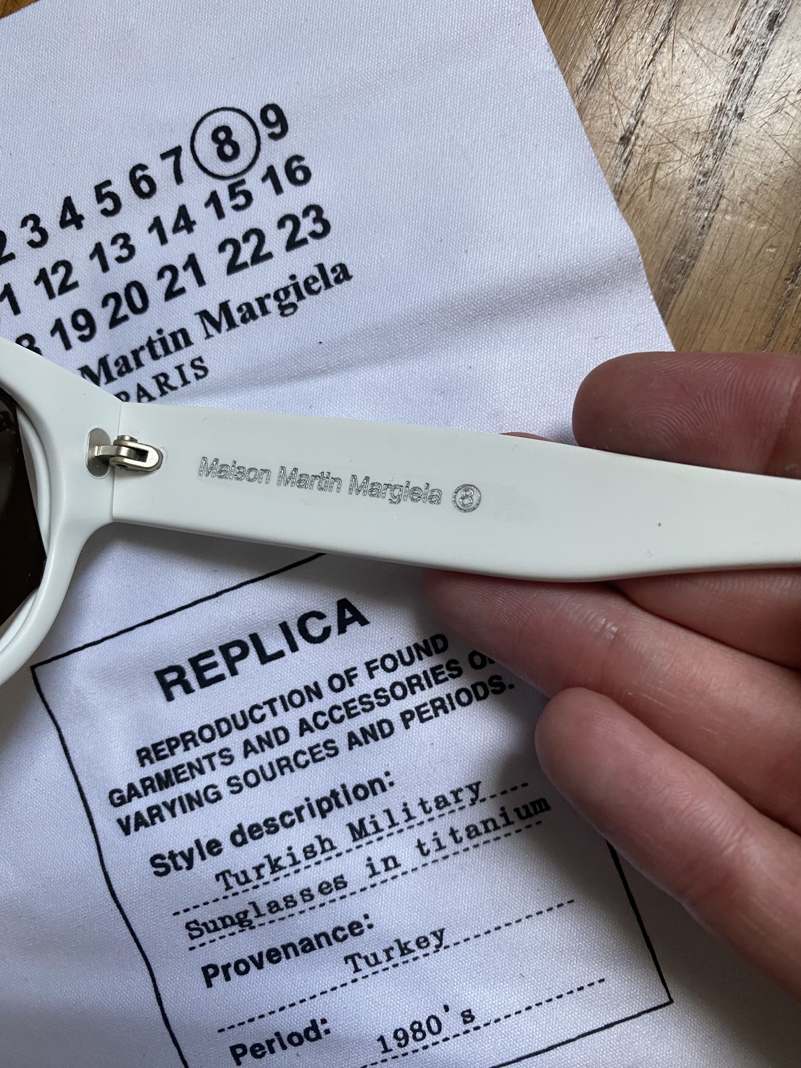 Maison Margiela MAISON MARTIN MARGIELA SUNGLASSES REPLICA Size ONE SIZE - 4 Thumbnail