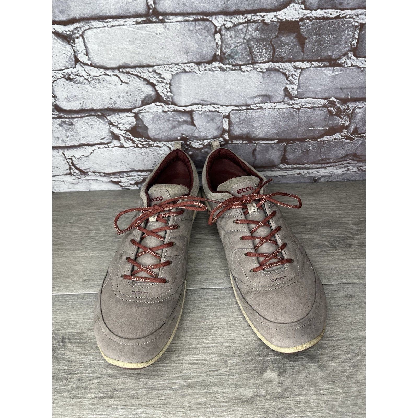 Ecco ECCO Biom Yak Gray Nubuck Leather Spike Less Golf Shoes Wome Size US 10.5 / IT 40.5 - 20 Thumbnail