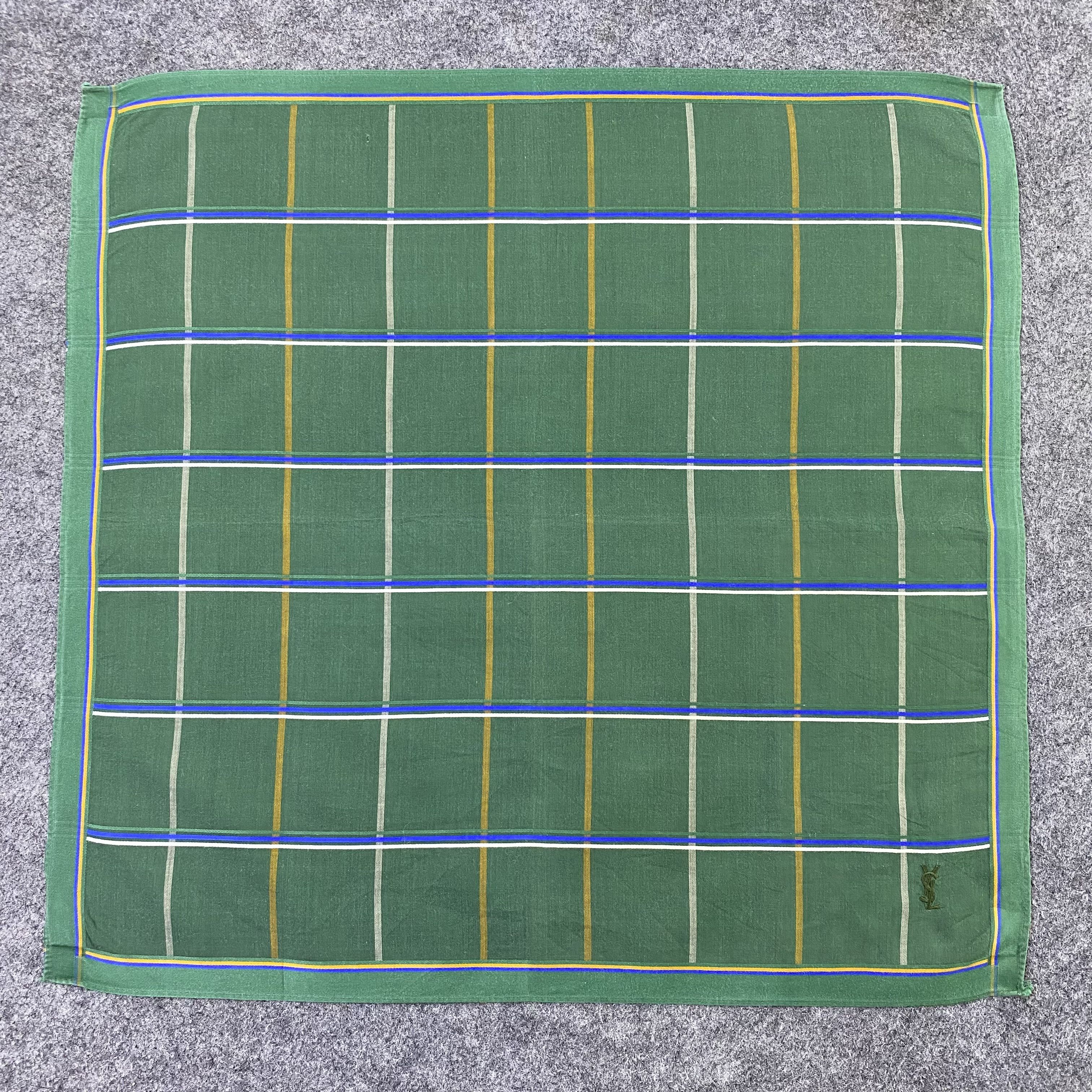 Yves Saint Laurent YSL Handkerchief Neckerchief Bandana-B1748 Size ONE SIZE - 3 Thumbnail