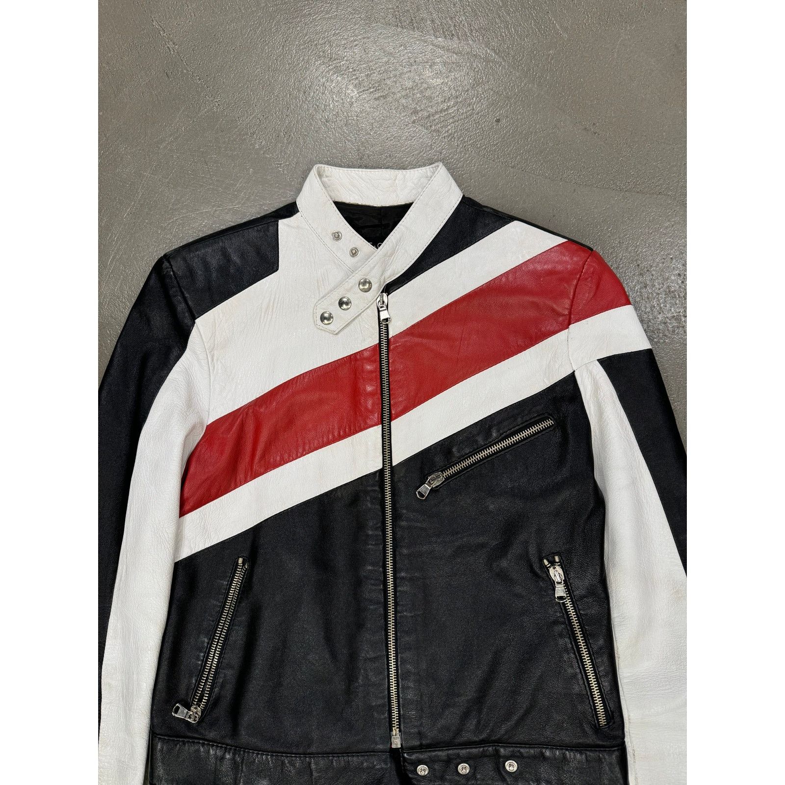 Dolce & Gabbana S/S 2001 Dolce & Gabbana biker leather jacket Size M / US 6-8 / IT 42-44 - 6 Thumbnail