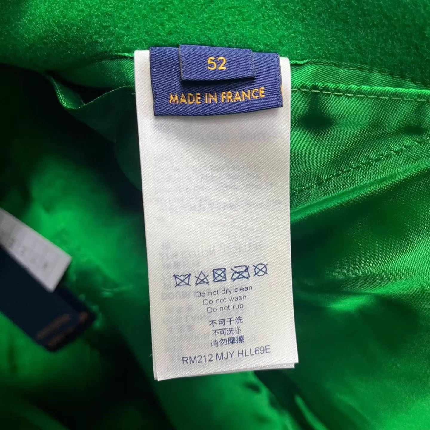 Louis Vuitton Louis Vuitton Green Logo Colorblock O/S Baseball Jacket Size US L / EU 52-54 / 3 - 4 Thumbnail