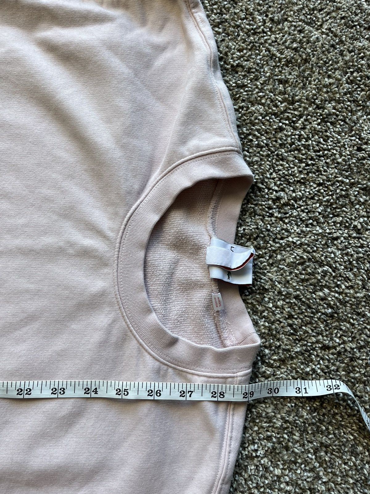 Lacoste × Supreme SS18 Supreme Lacoste Pink Crewneck Size XL RARE Size US XL / EU 56 / 4 - 8 Thumbnail