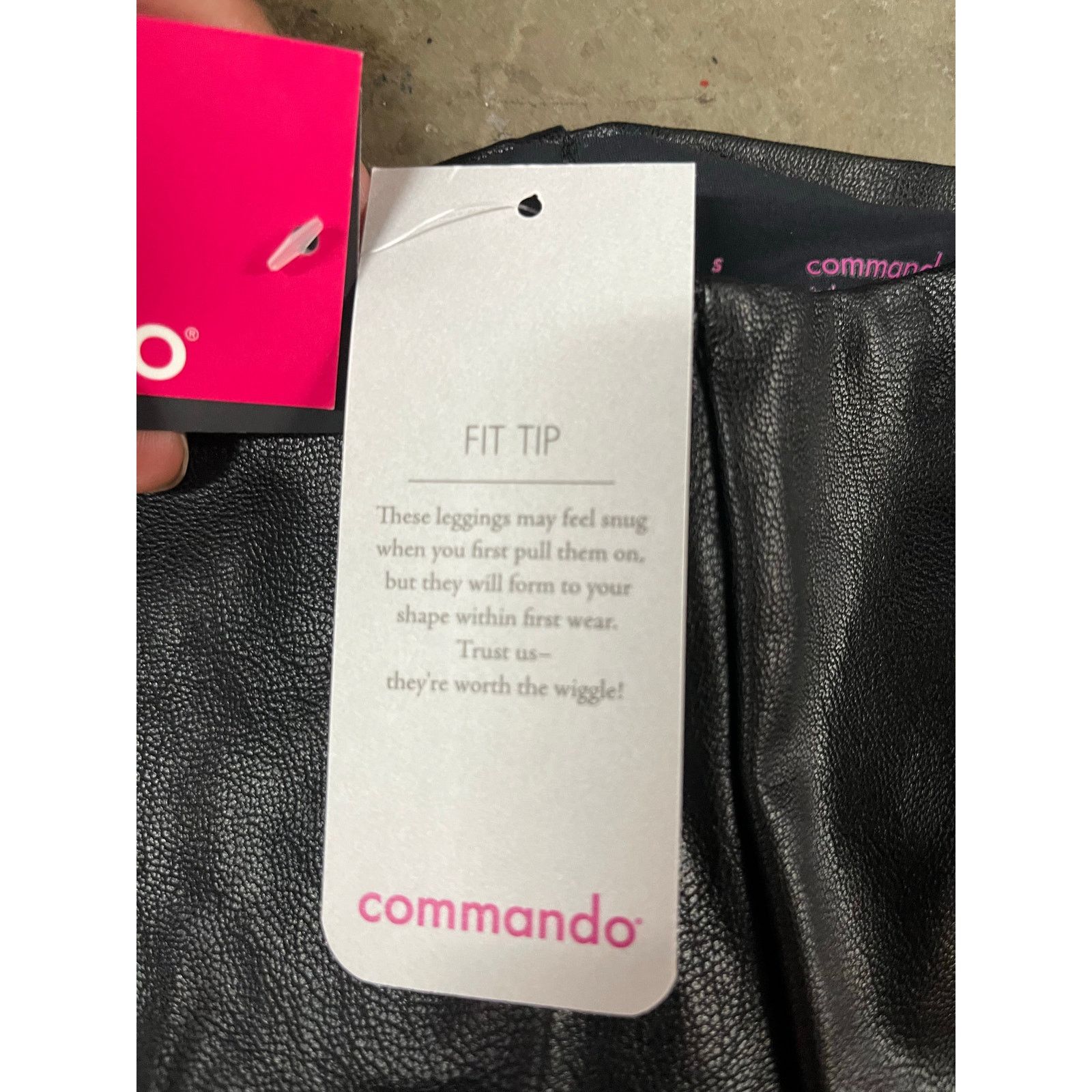 Commando COMMANDO - Faux stretch-leather leggings/ S / Black / NWT Size 28" / US 6 / IT 42 - 6 Thumbnail