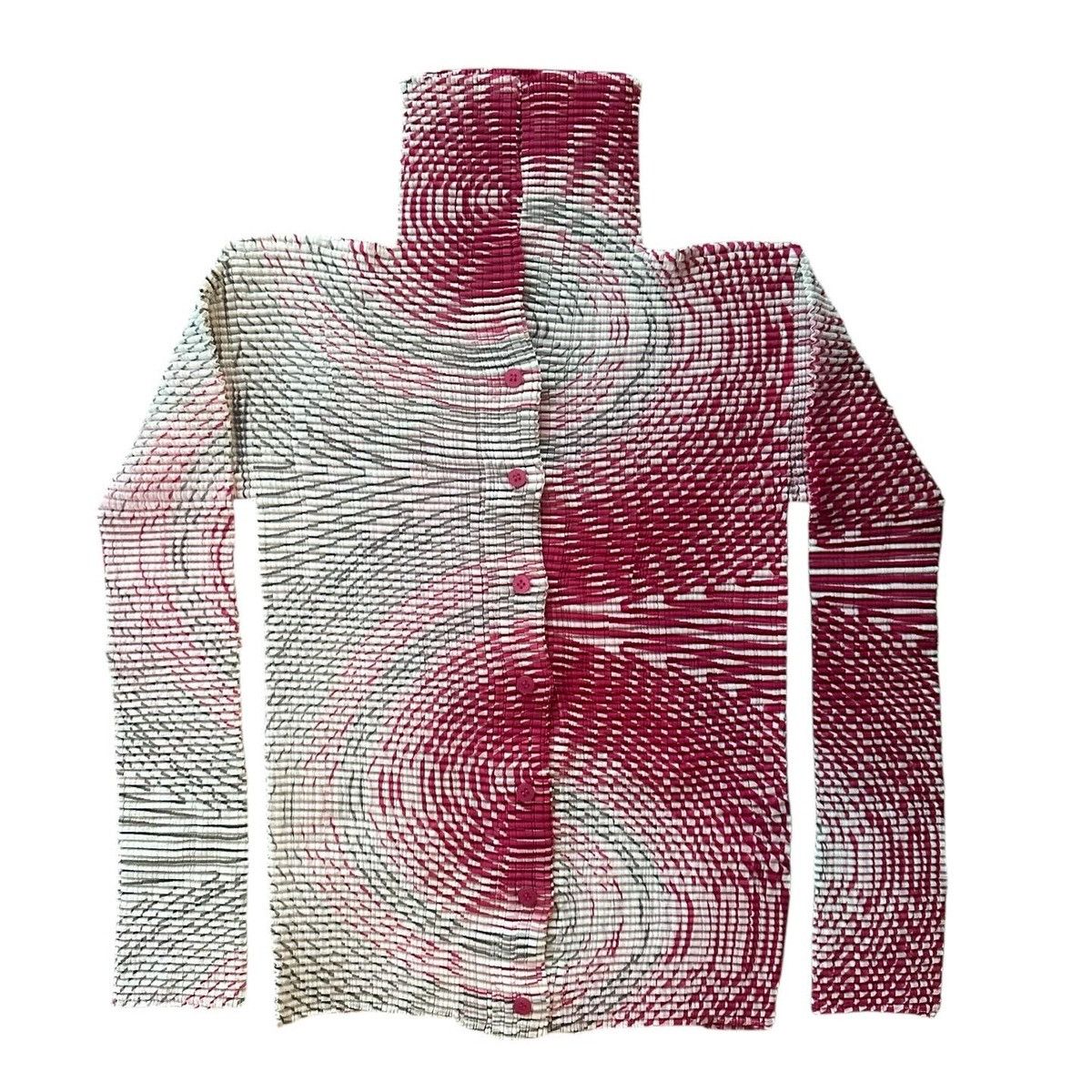 Issey Miyake RARE Issey Miyake swirl printed button-up top Size ONE SIZE - 1 Thumbnail